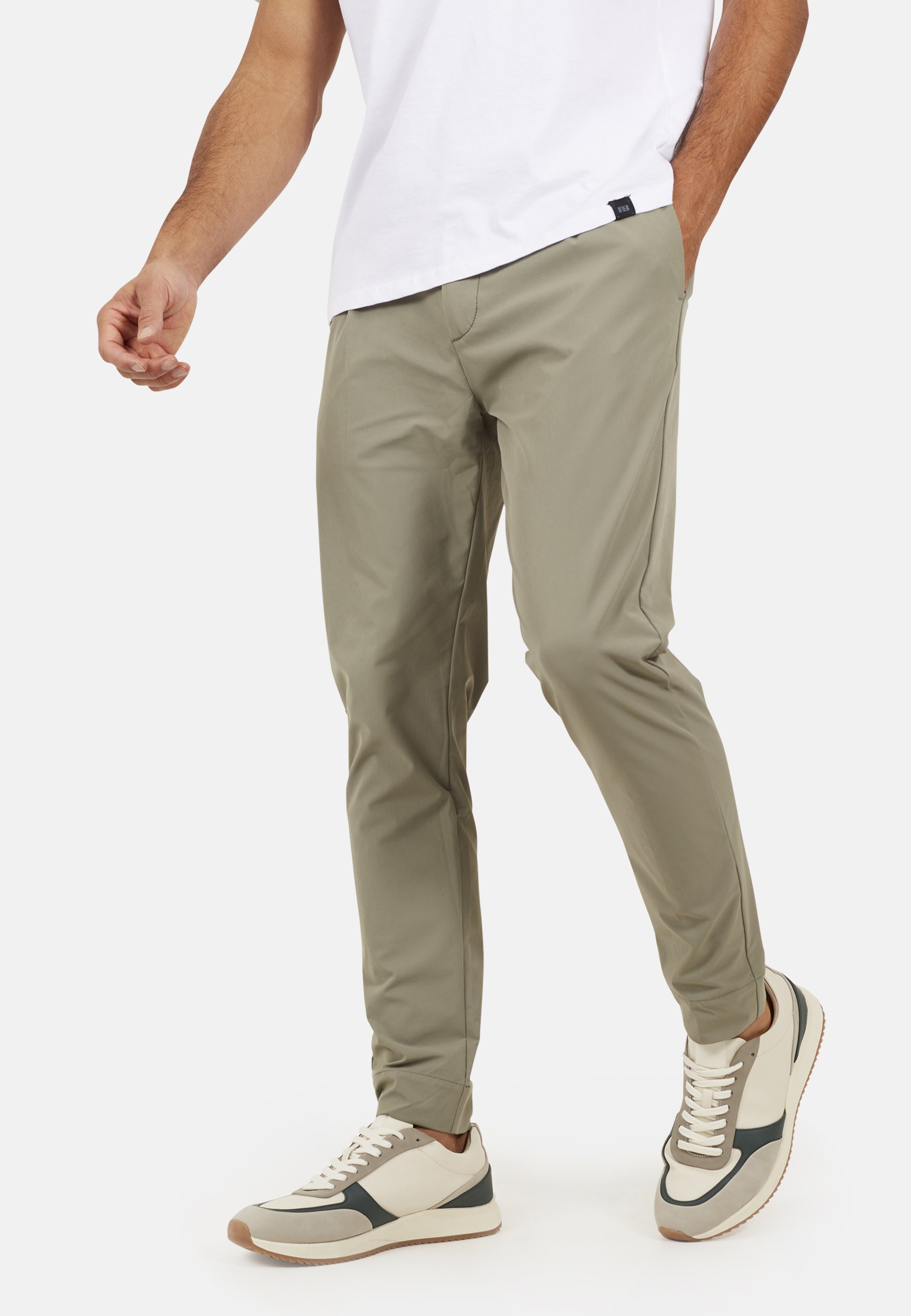 Sporty Men's Casual Chino Pants Plus