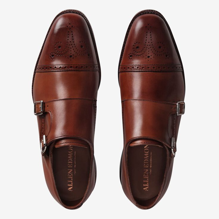 Elite Double Monk Strap Walnut
