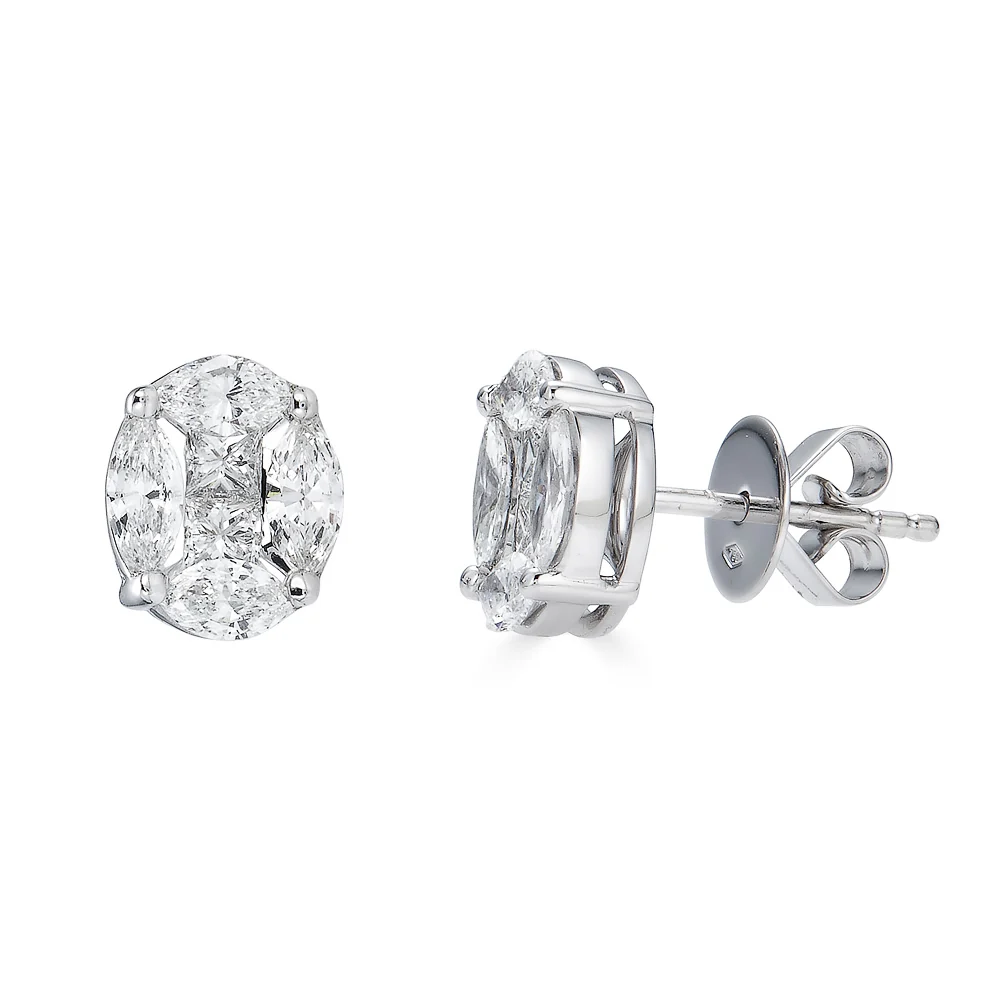 Diamond Stud Earrings
