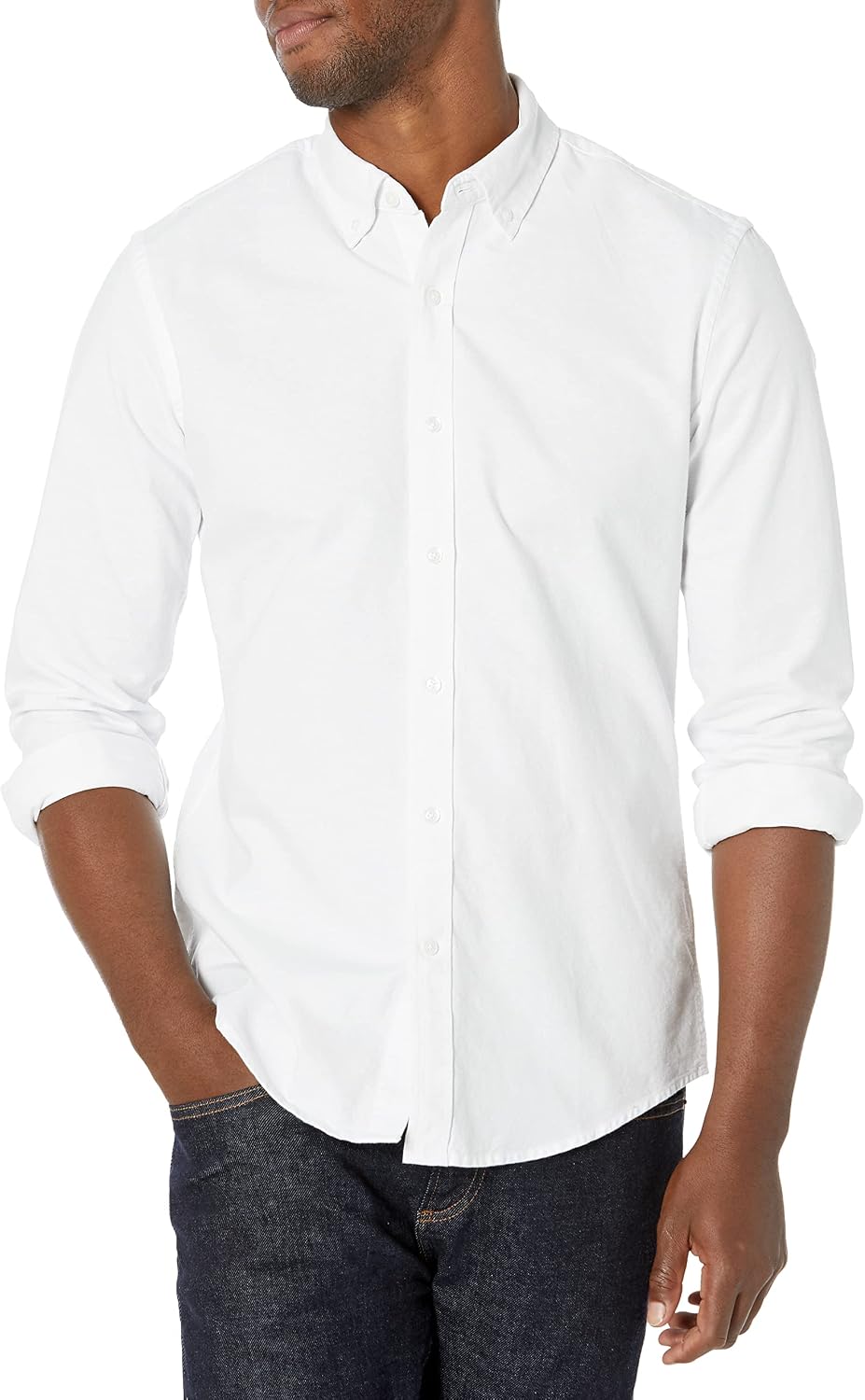 Vintage Men's Slim Fit Dress Shirt Essential