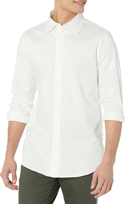 Stylish Men's Slim Fit Dress Shirt Essential