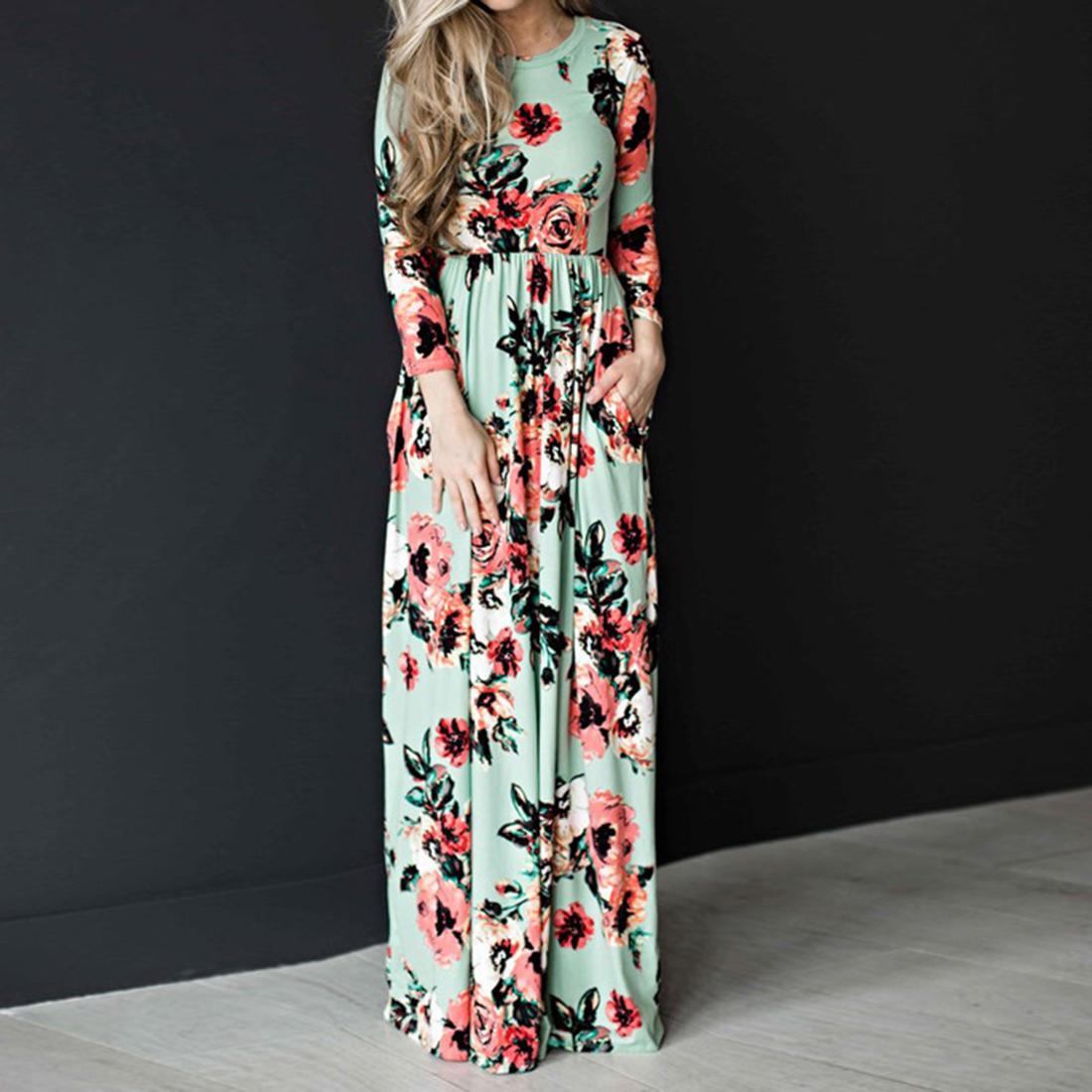 Women's Floral Maxi Dress