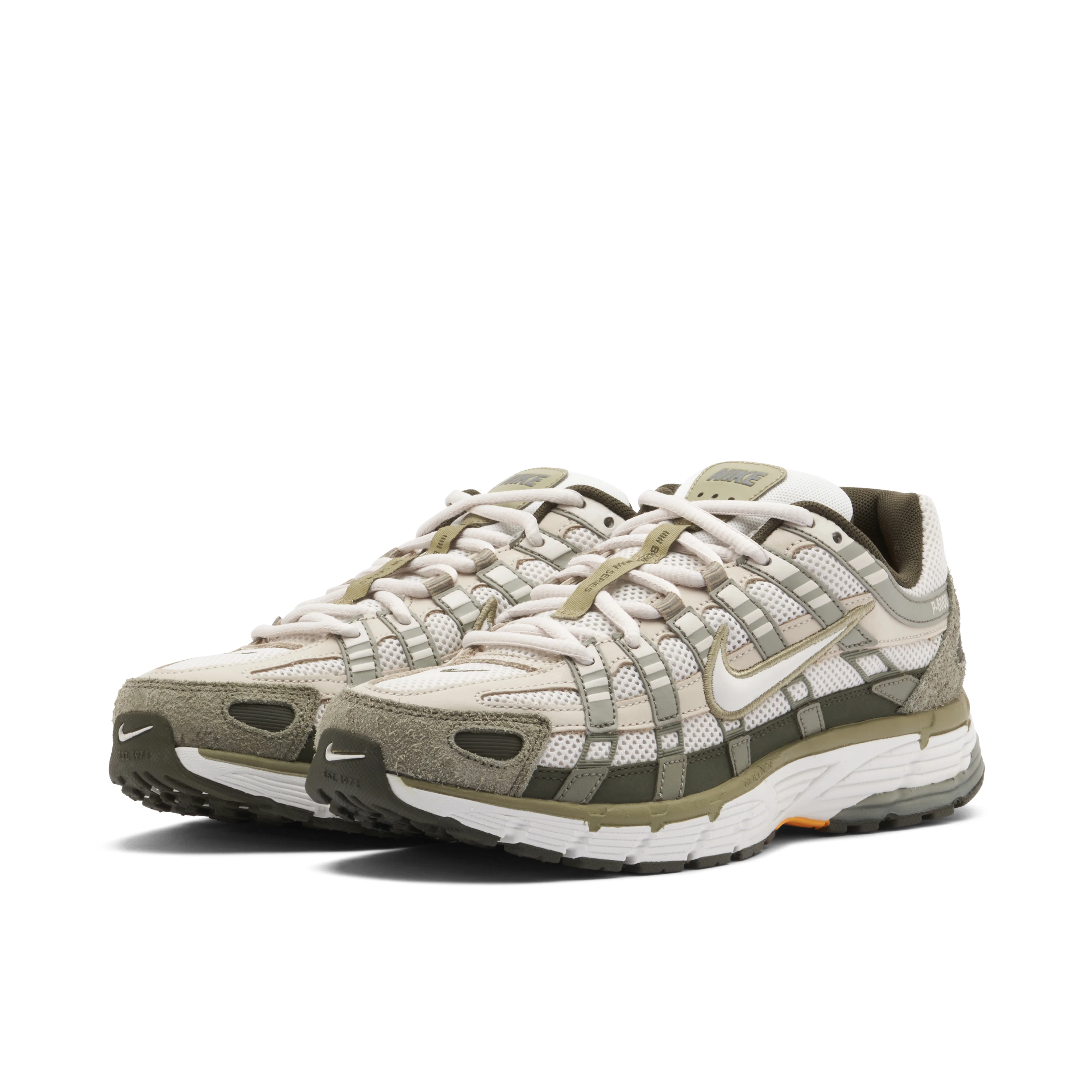 Refined Cushioned Running Shoe Khaki