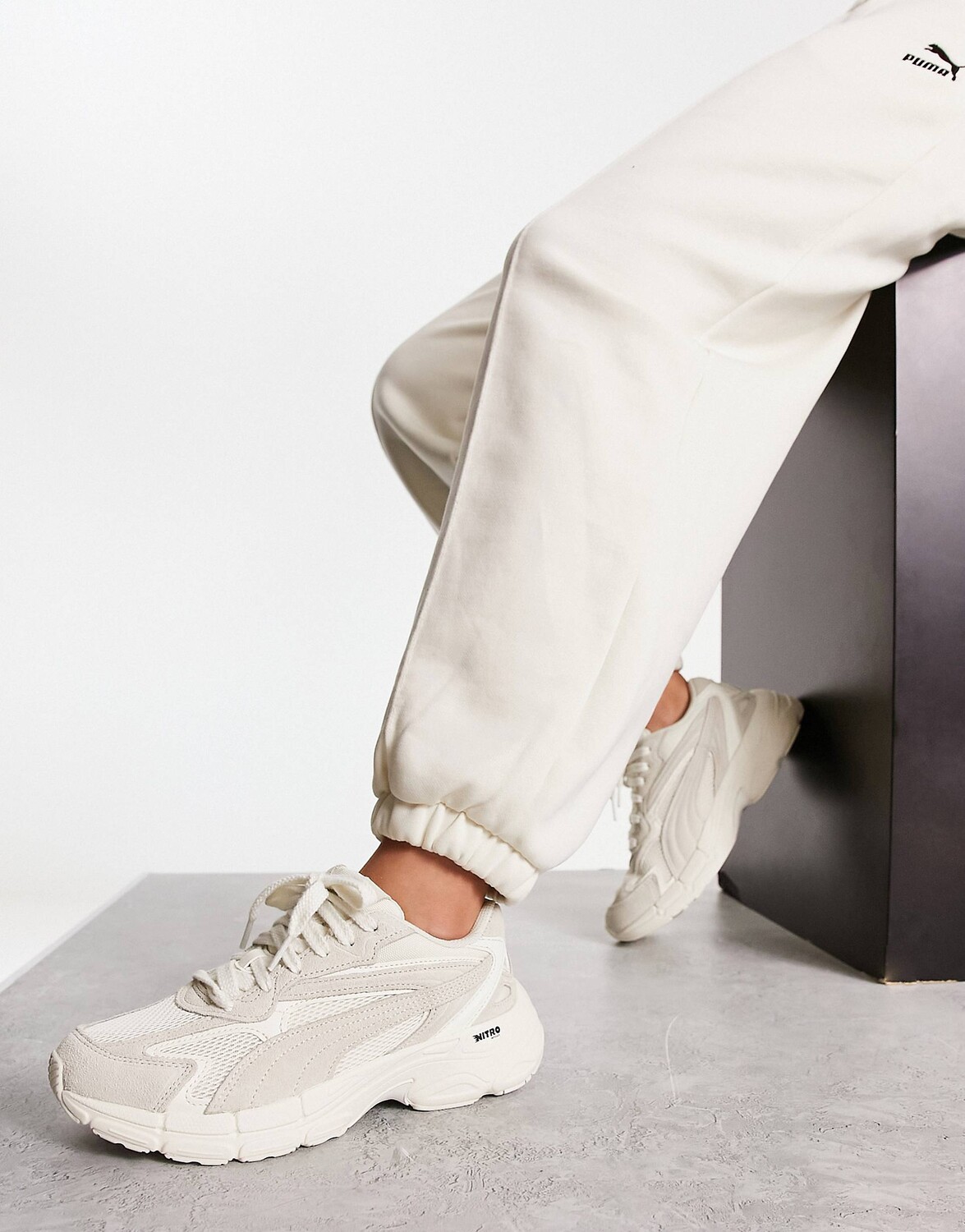 Vintage Interval Training Shoe Cream