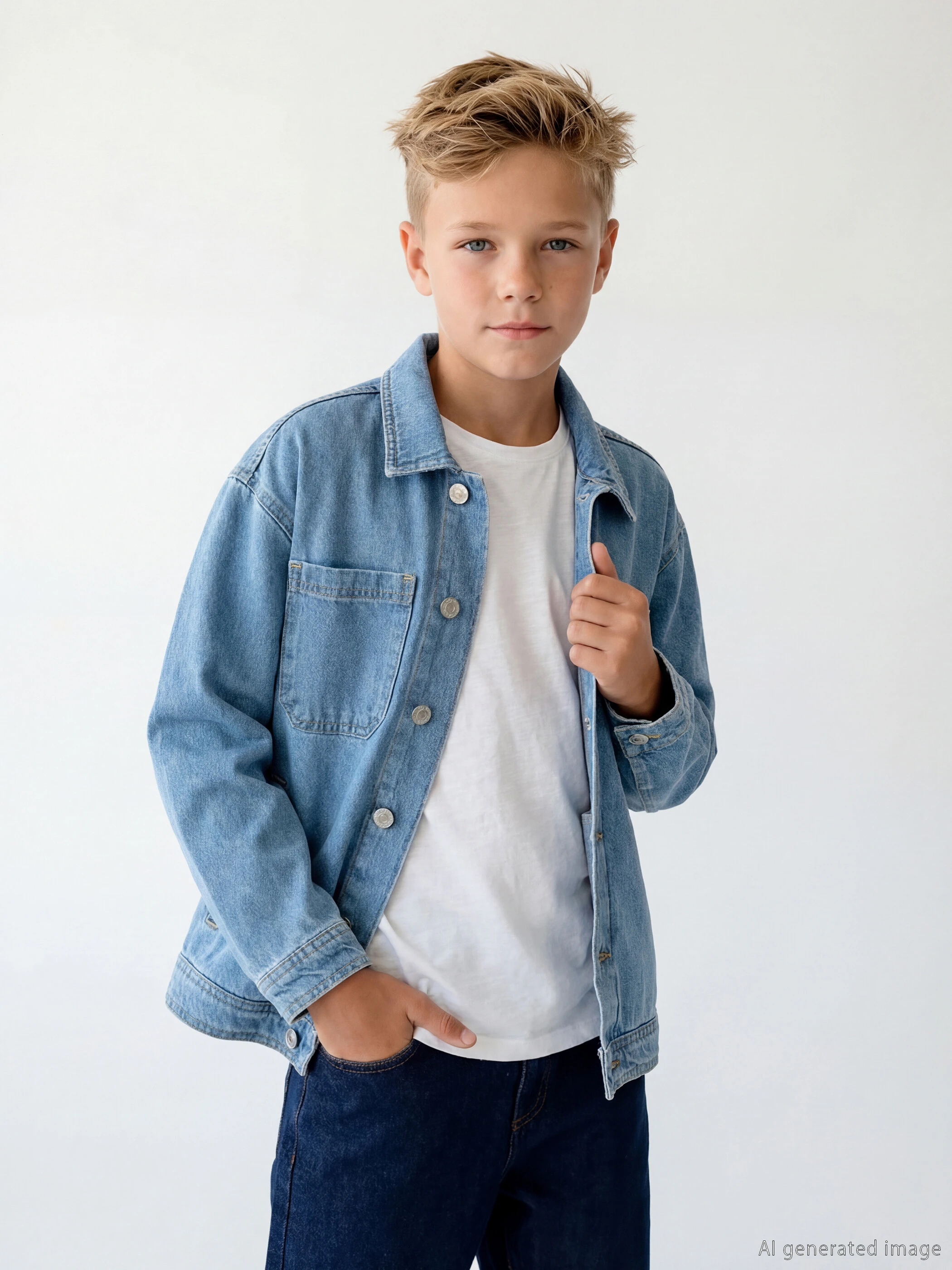 Kids Denim Jacket Youth