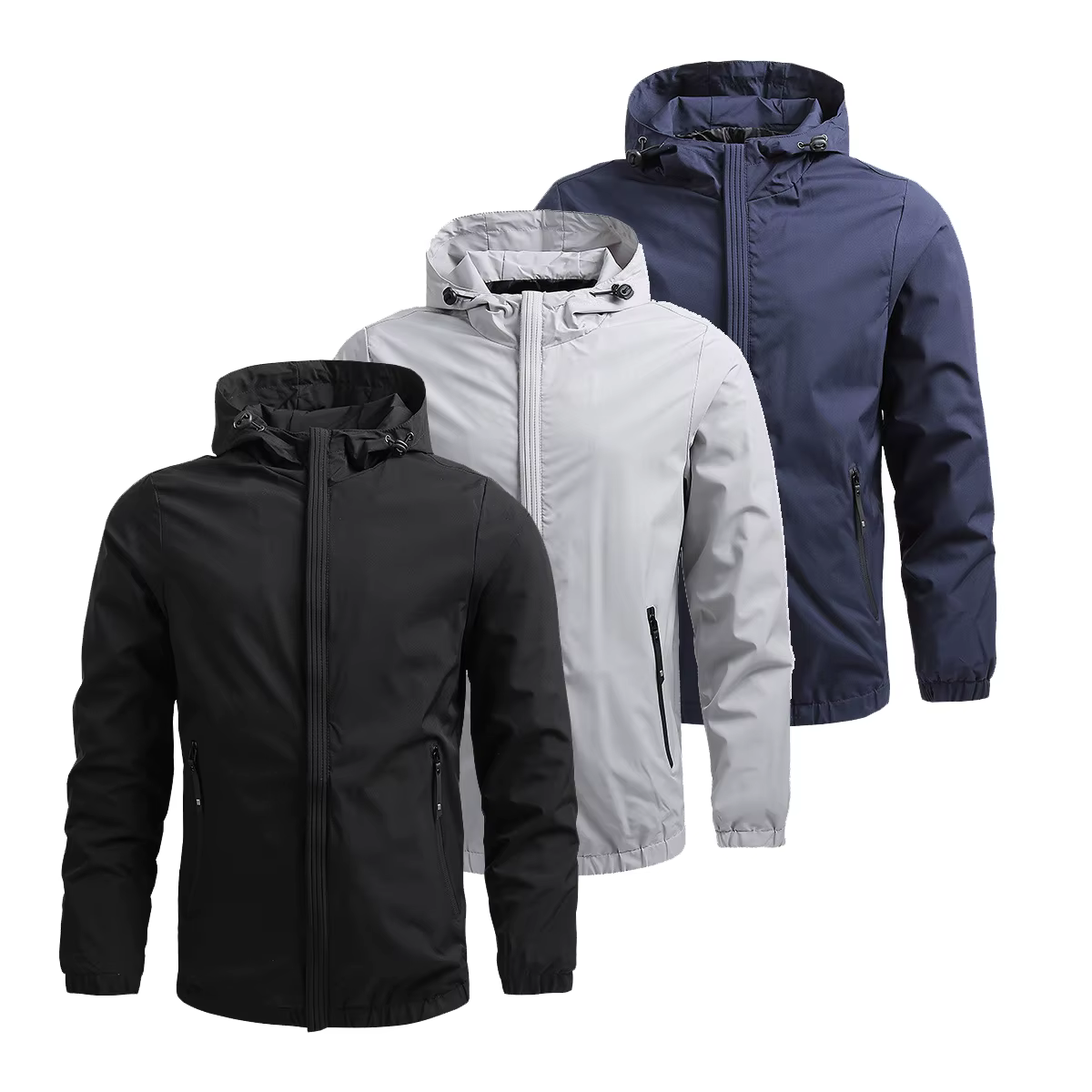 Sporty Men's Lightweight Jacket Plus