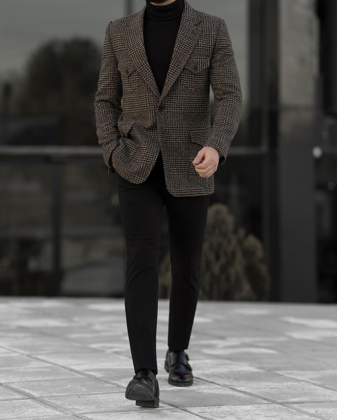 Urban Men's Formal Suit Blazer Plus