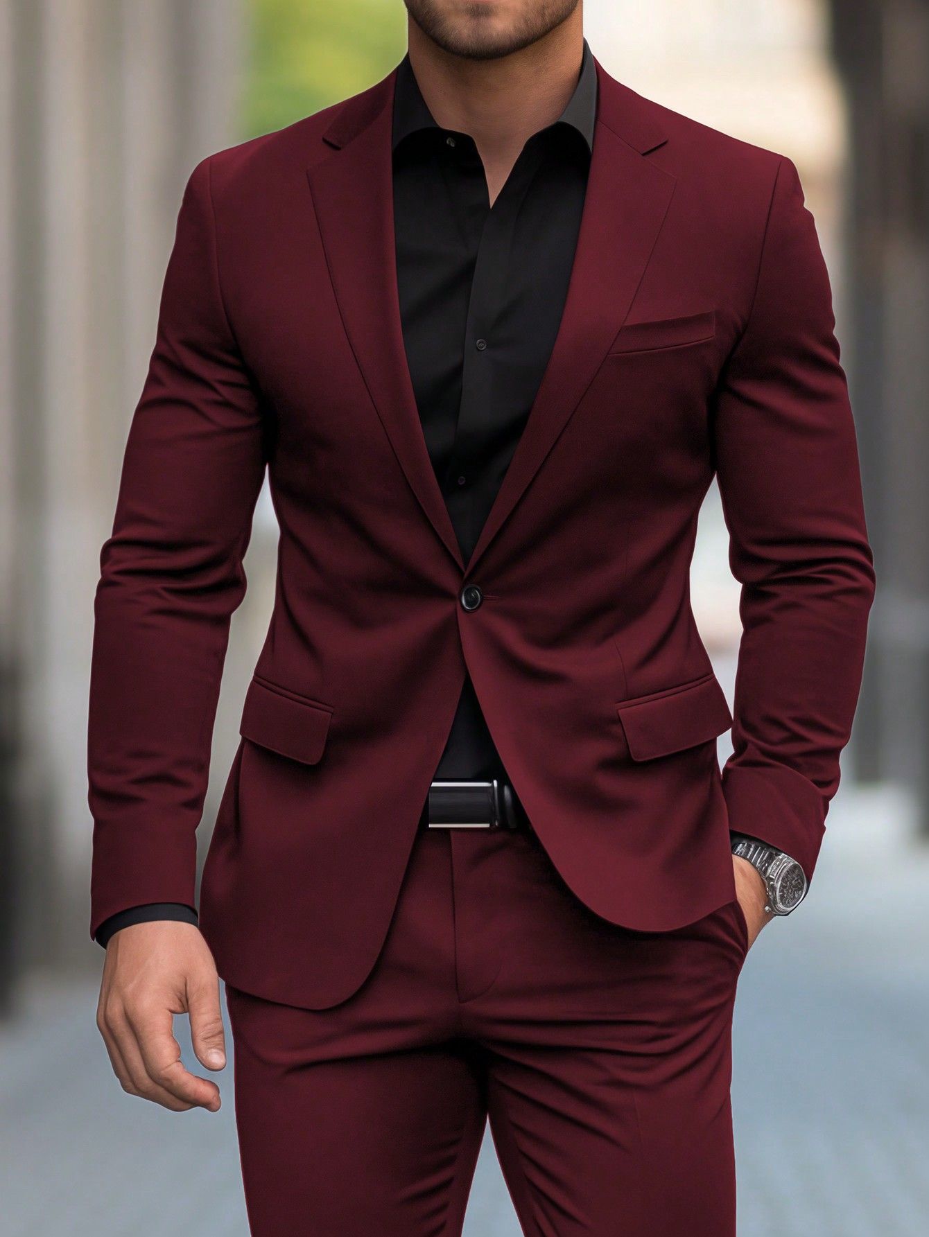Luxury Men's Formal Suit Blazer Essential