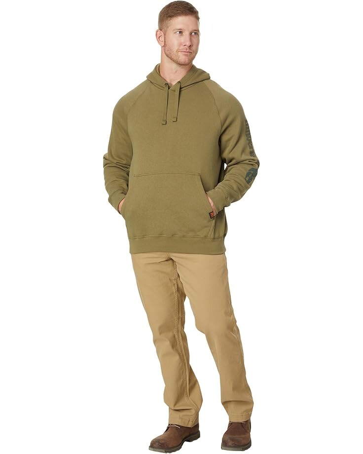 Sporty Men's Hooded Sweatshirt Elite