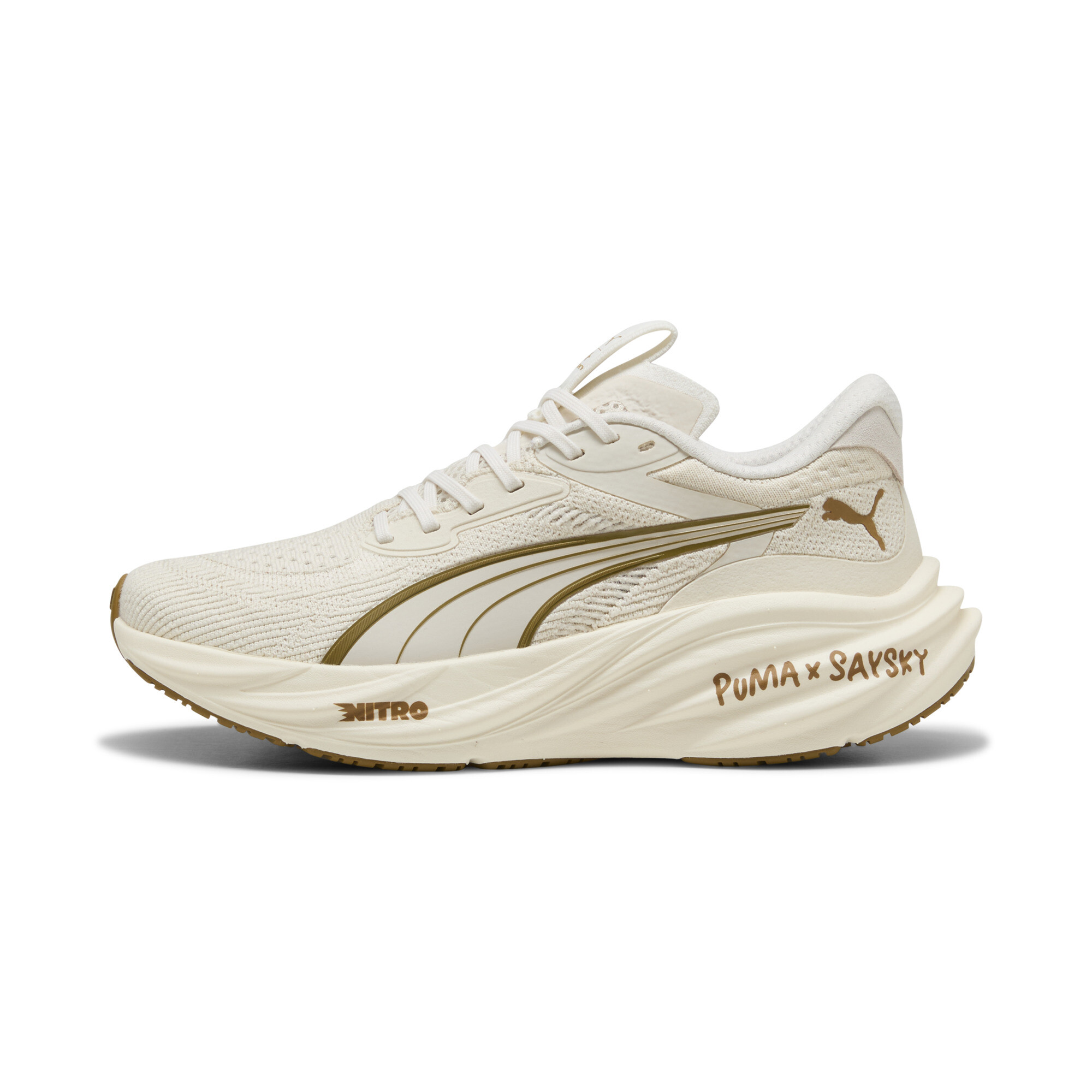 Luxury Marathon Running Shoe Cream