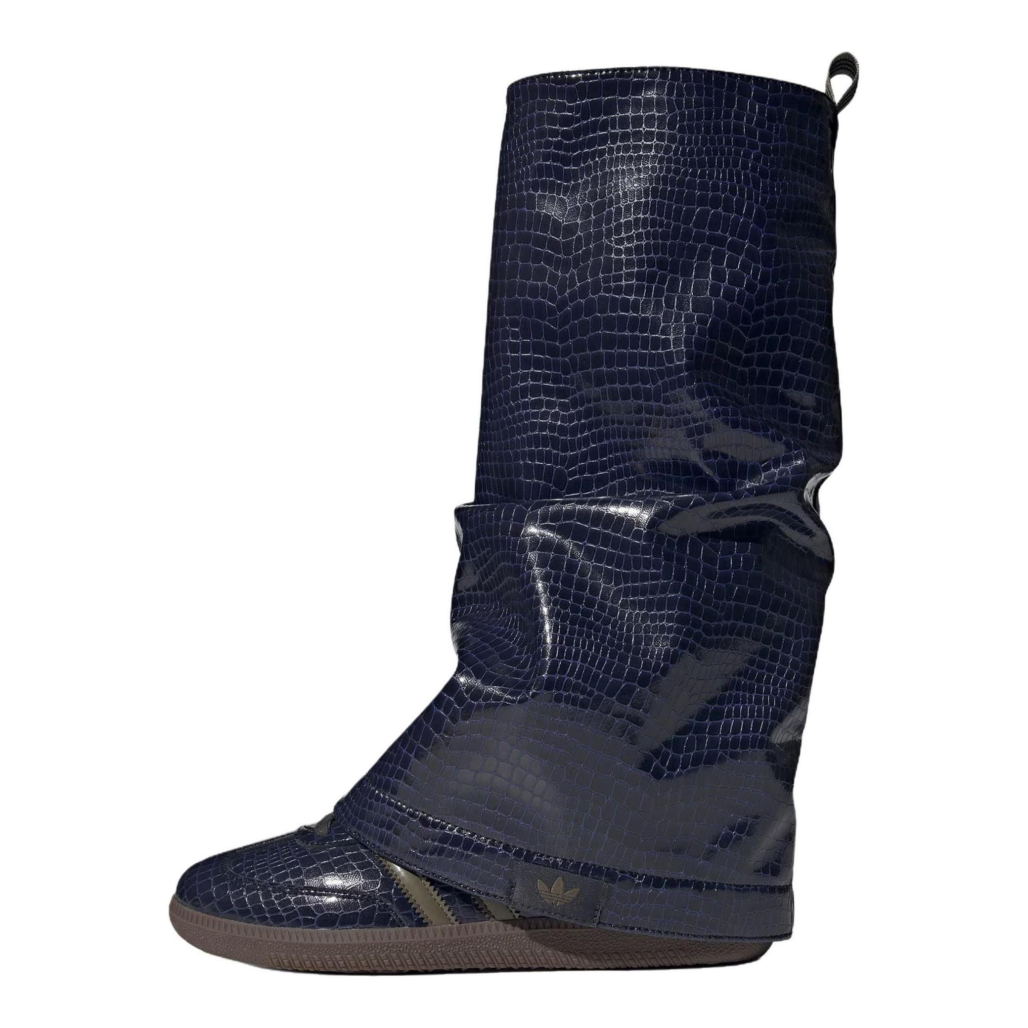 Modern Harness Boot Navy