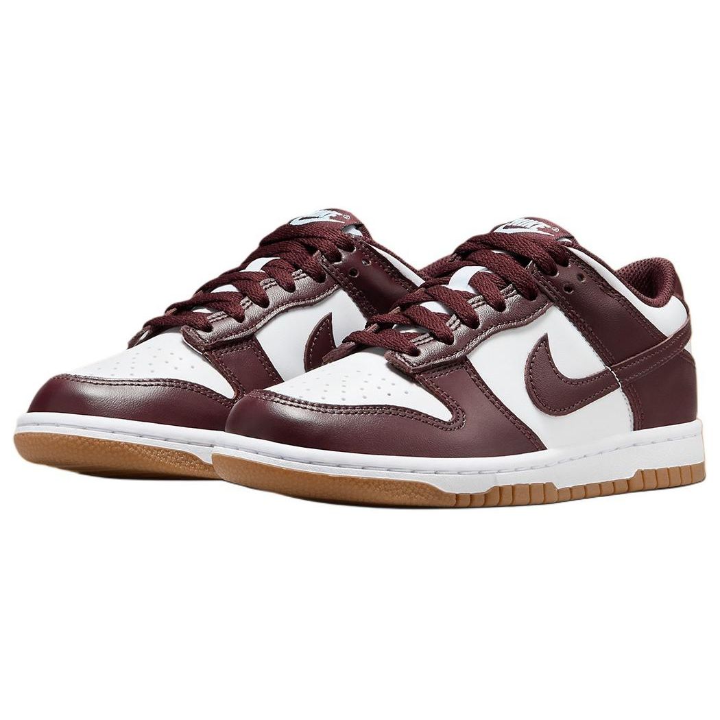 Signature Low Top Basketball Shoe Burgundy