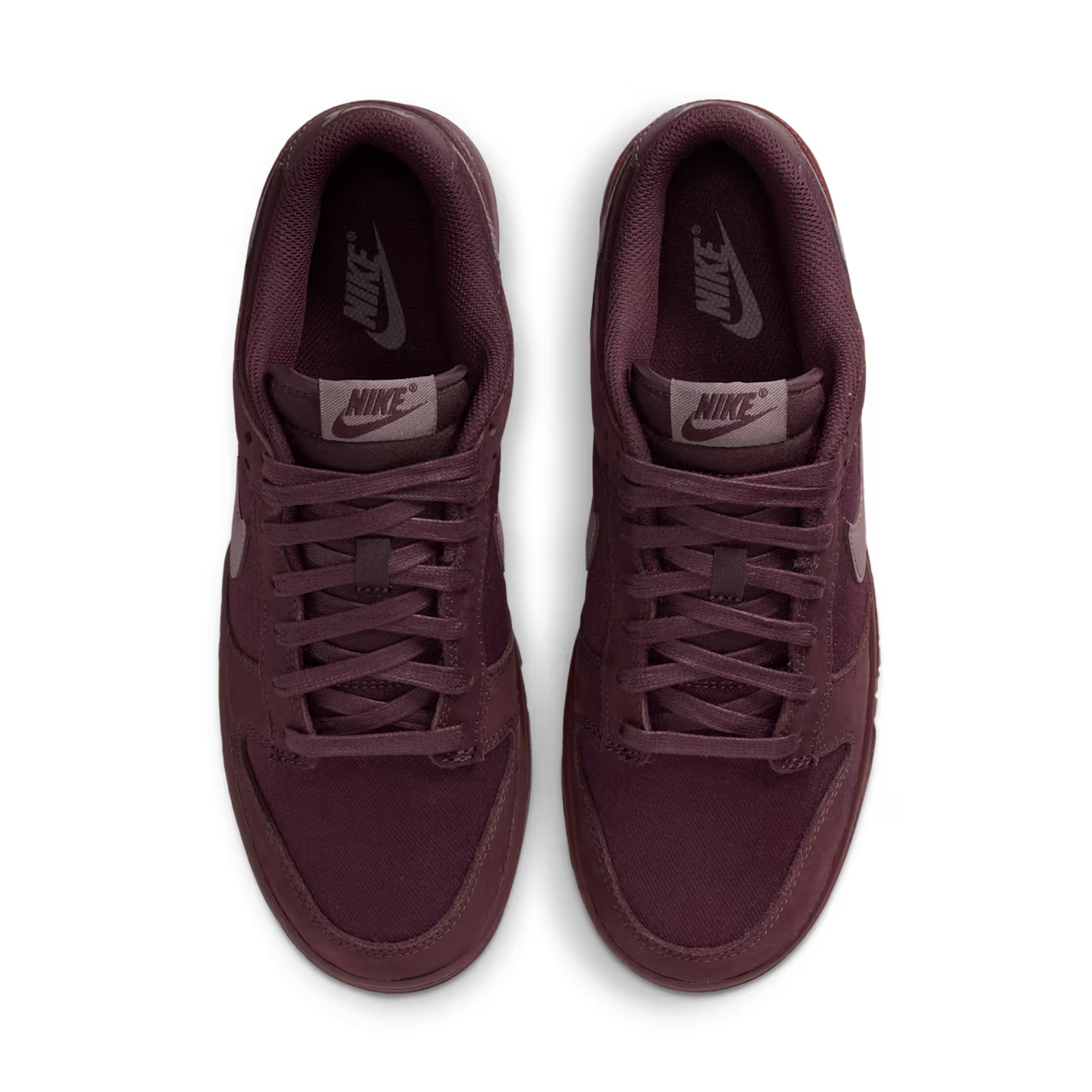 Signature Low Top Basketball Shoe Burgundy