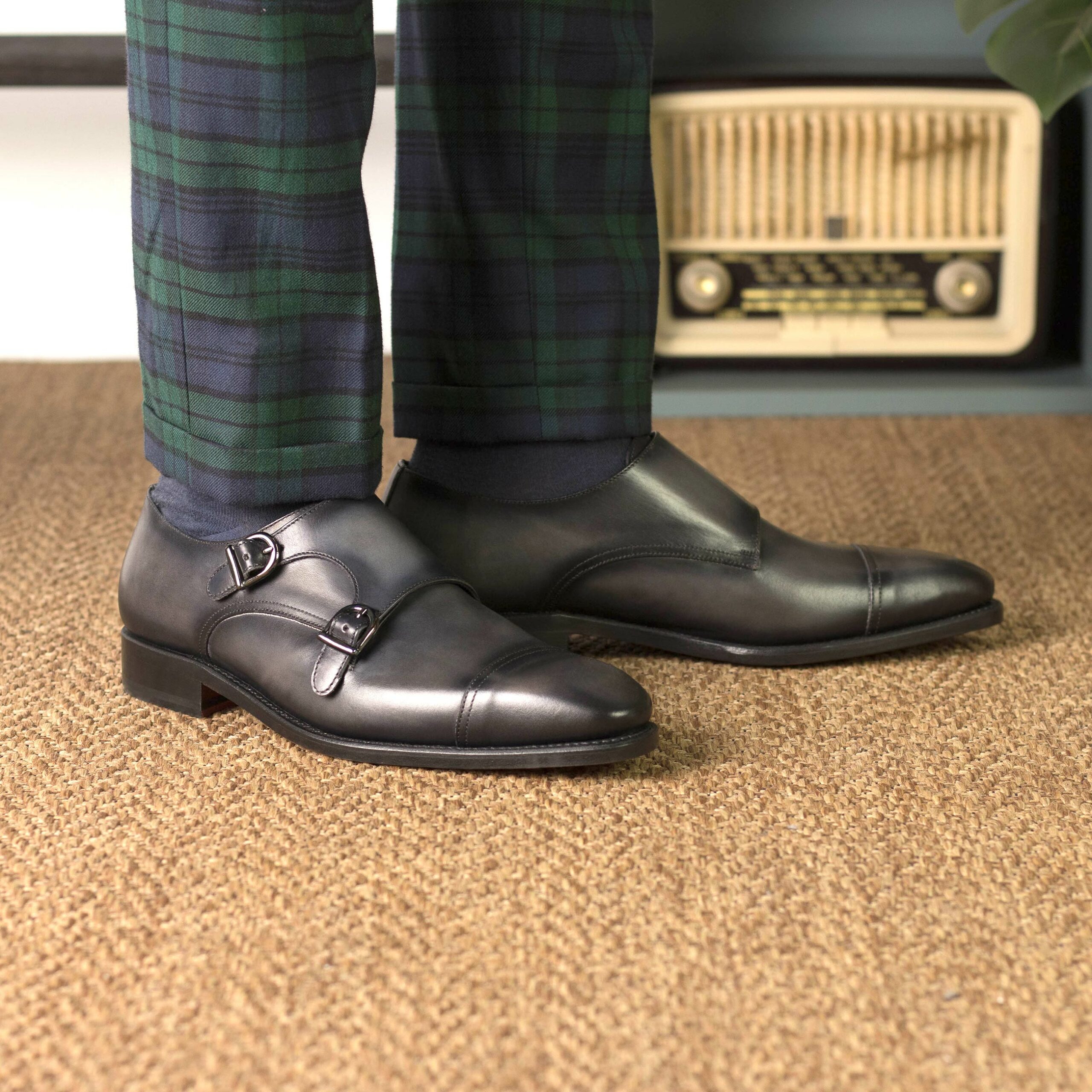 Classic Double Monk Strap Earth