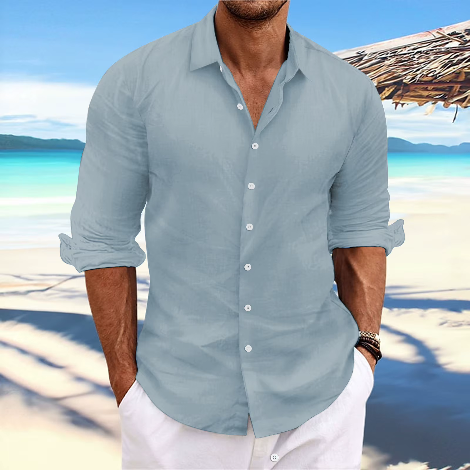 Men's Linen Summer Shirt