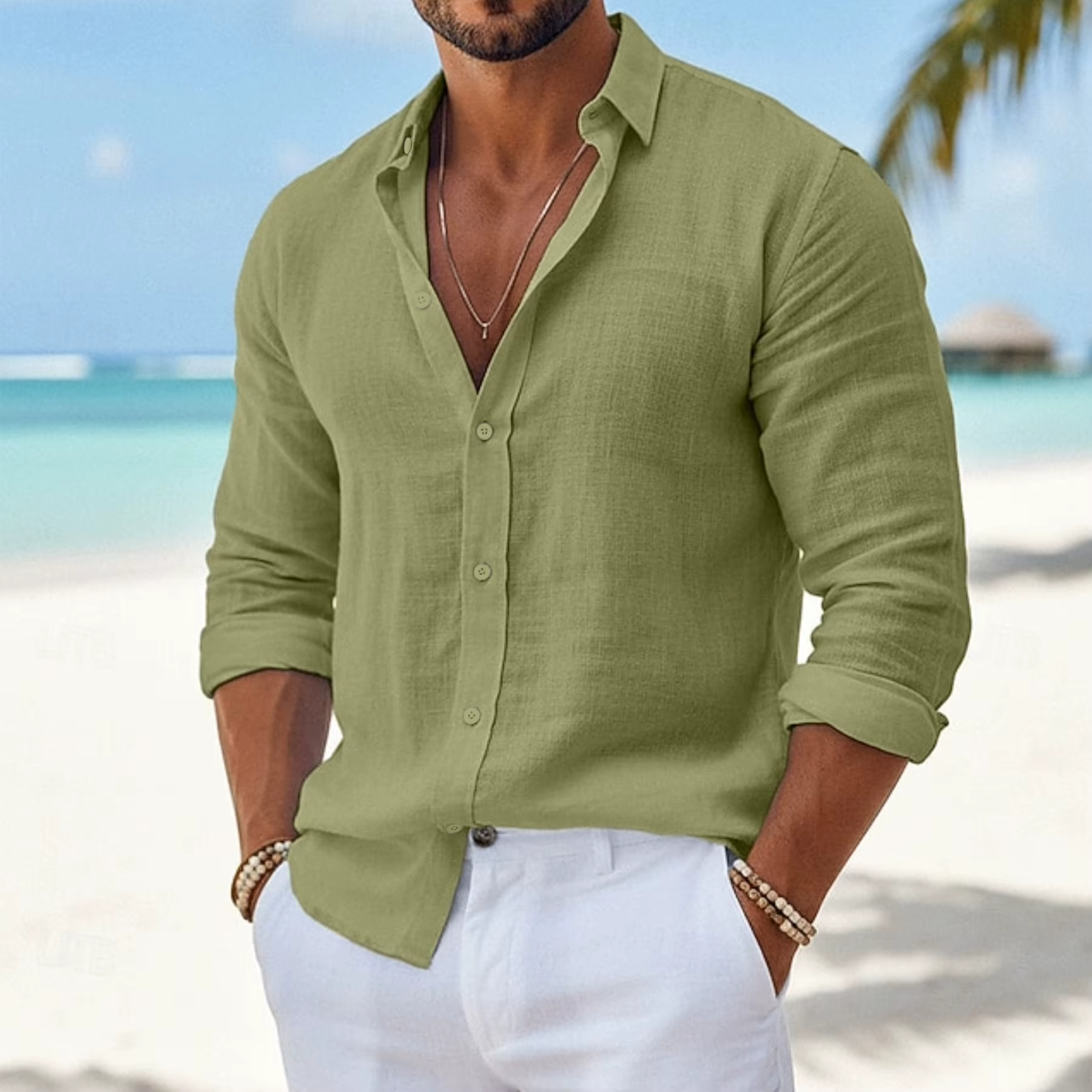 Men's Linen Summer Shirt