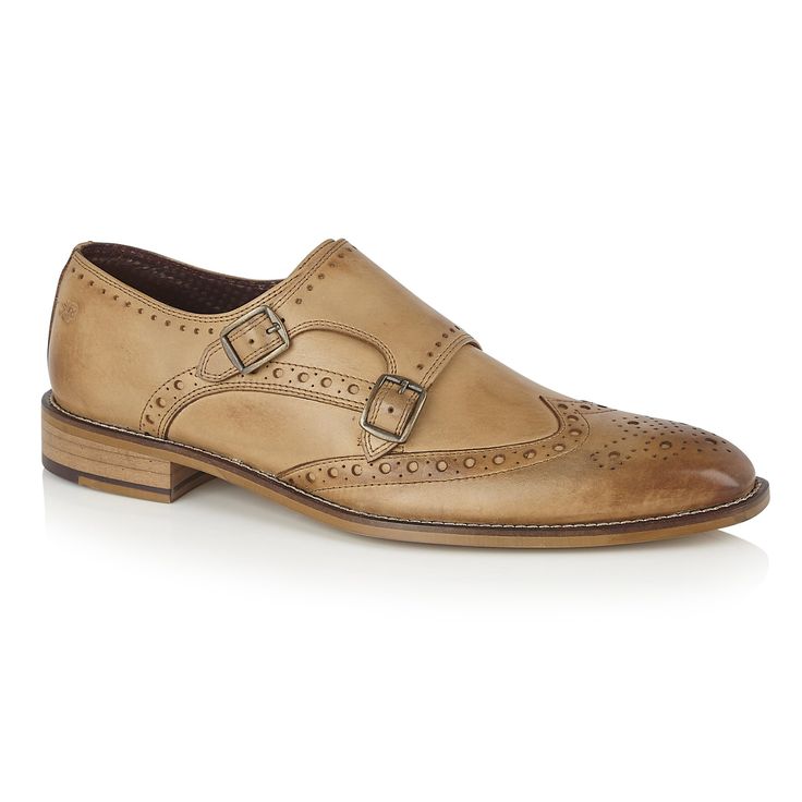 Signature Monk Strap Shoe Tan