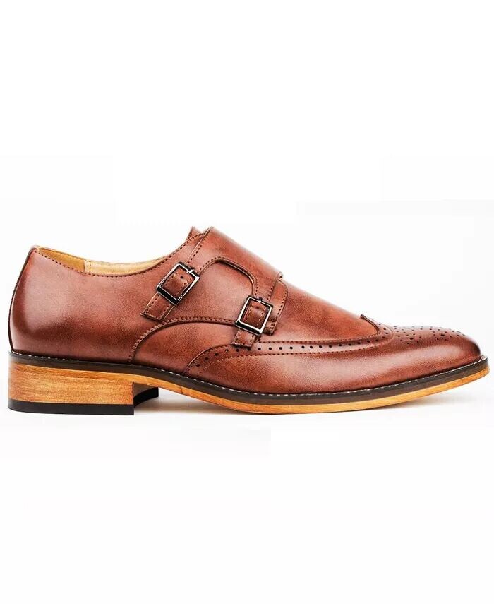 Signature Monk Strap Shoe Tan