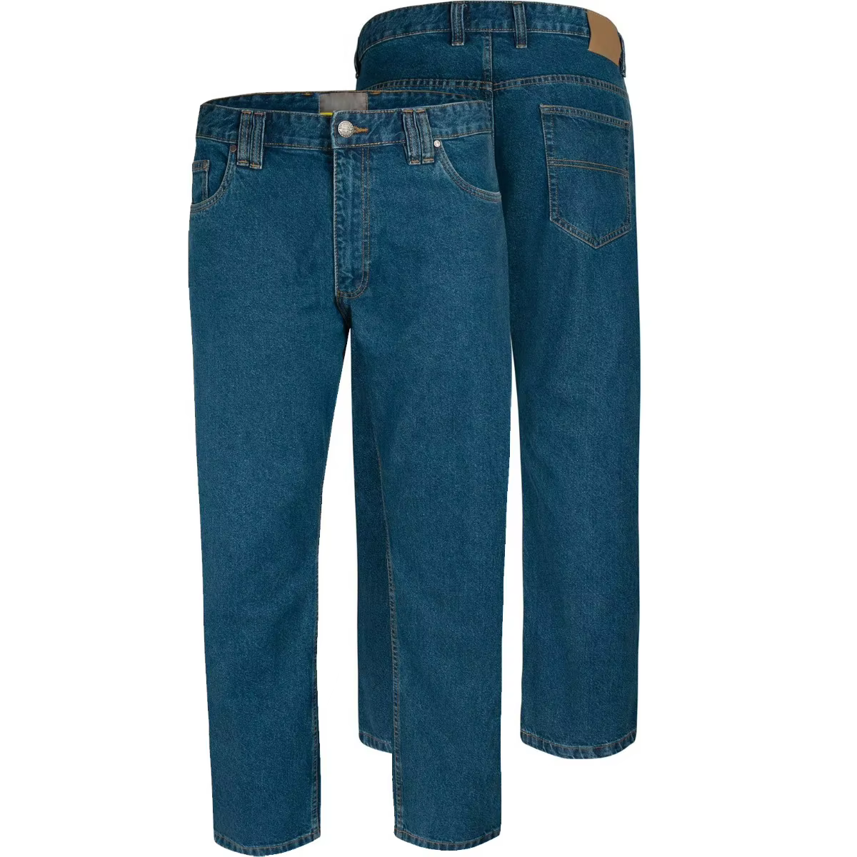 Comfort Men's Denim Jeans Straight Cut Plus