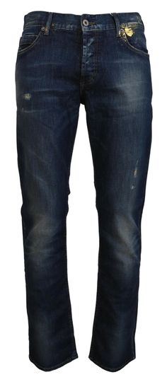 Luxury Men's Denim Jeans Straight Cut Essential
