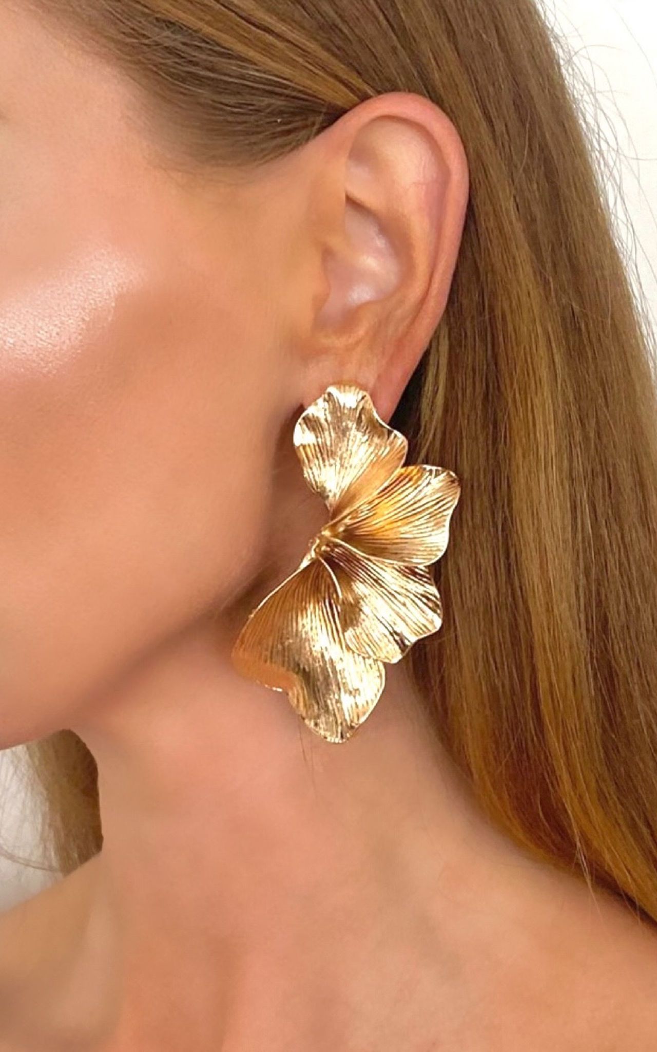 Statement Earrings Gold