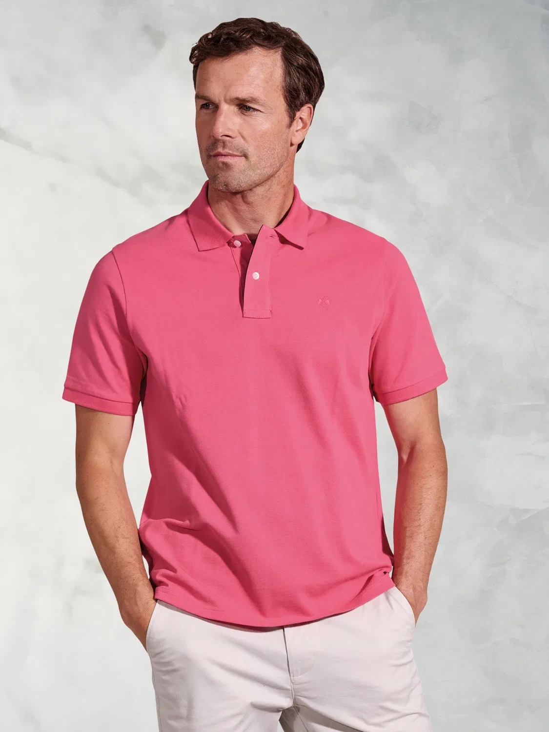Urban Men's Classic Polo Shirt Natural