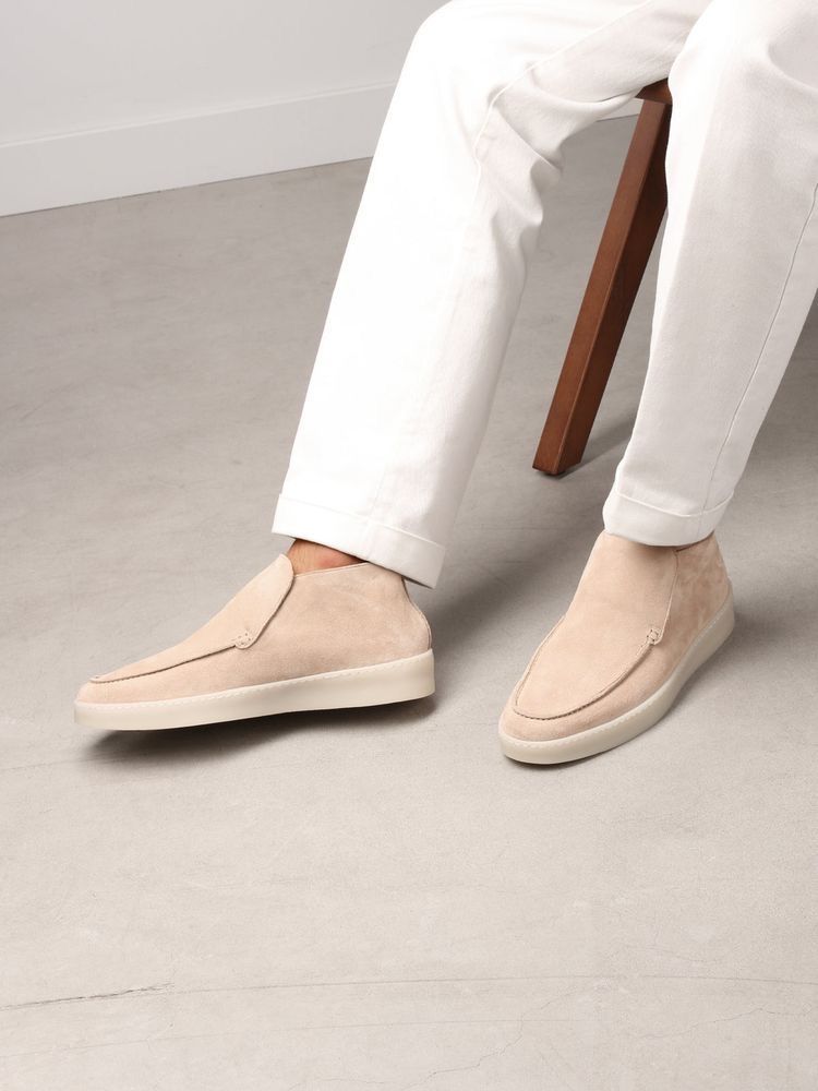 Tech Suede Loafer Beige