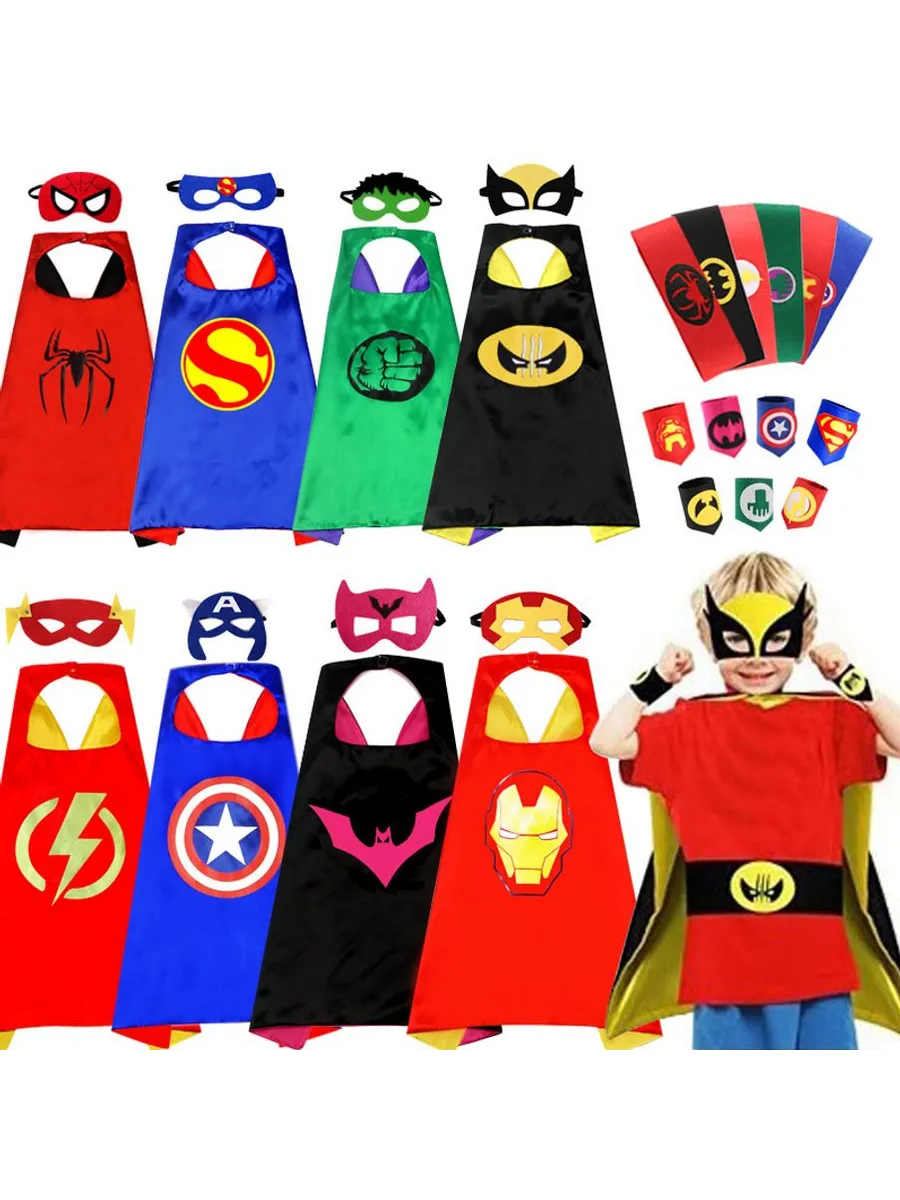 Kids Superhero Cape Set
