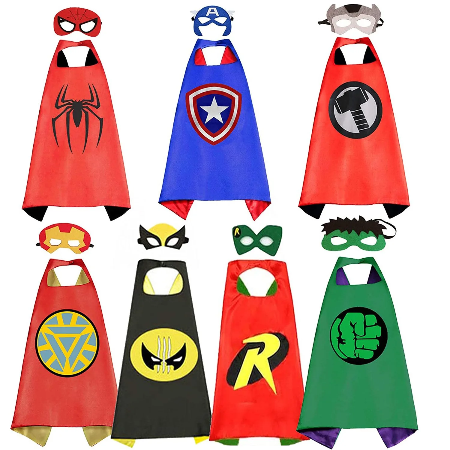 Kids Superhero Cape Set