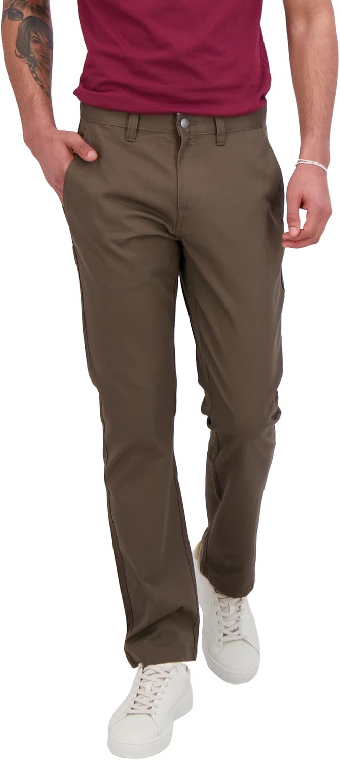 Urban Men's Casual Chino Pants Natural