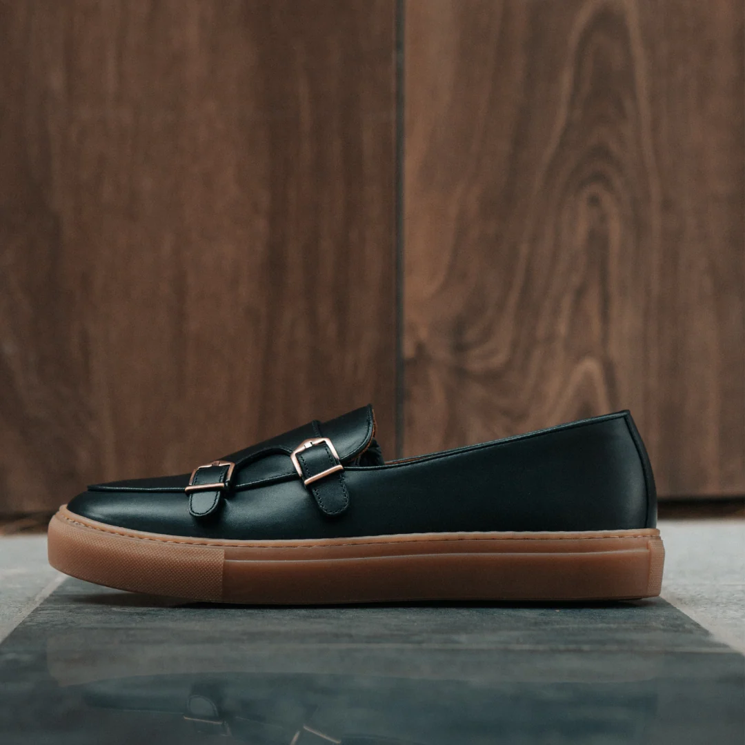Metropolitan Double Monk Strap Walnut