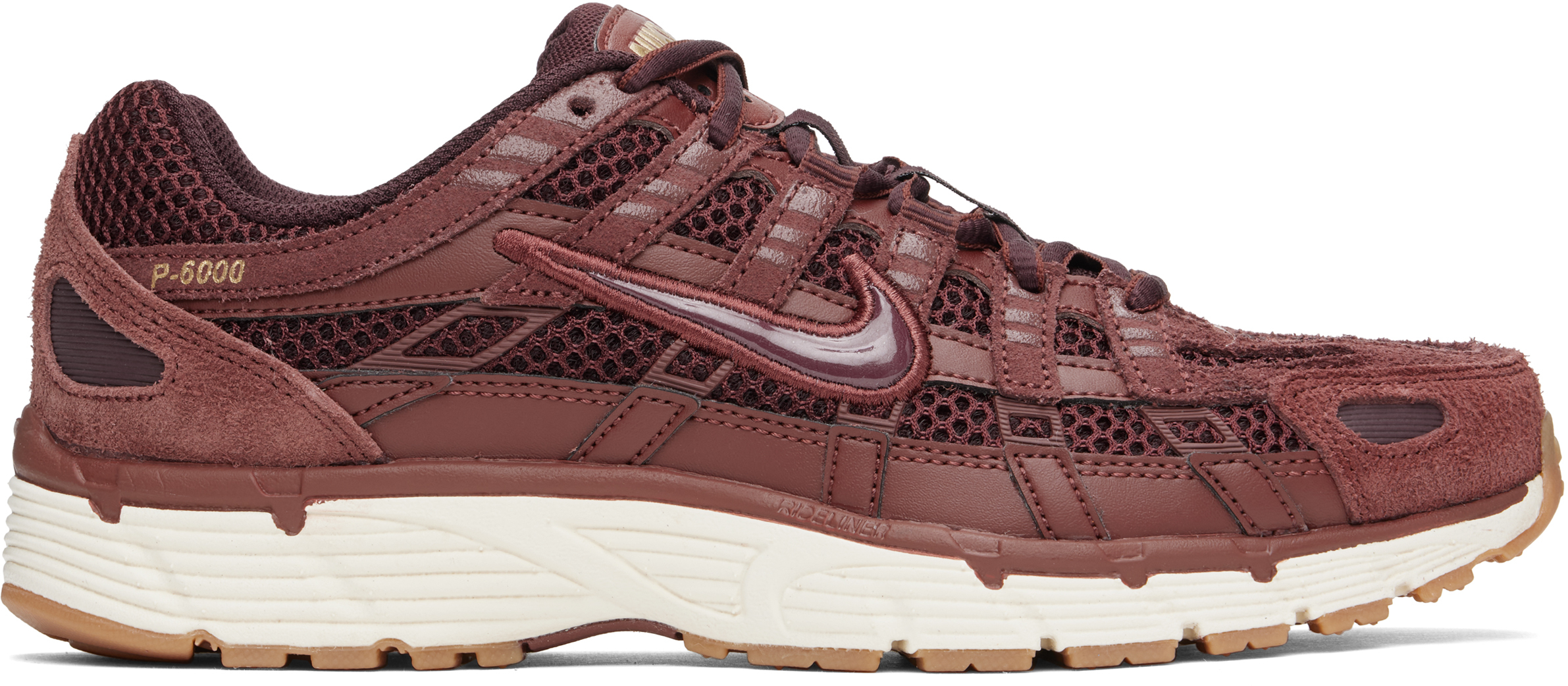 Contemporary Marathon Running Shoe Burgundy