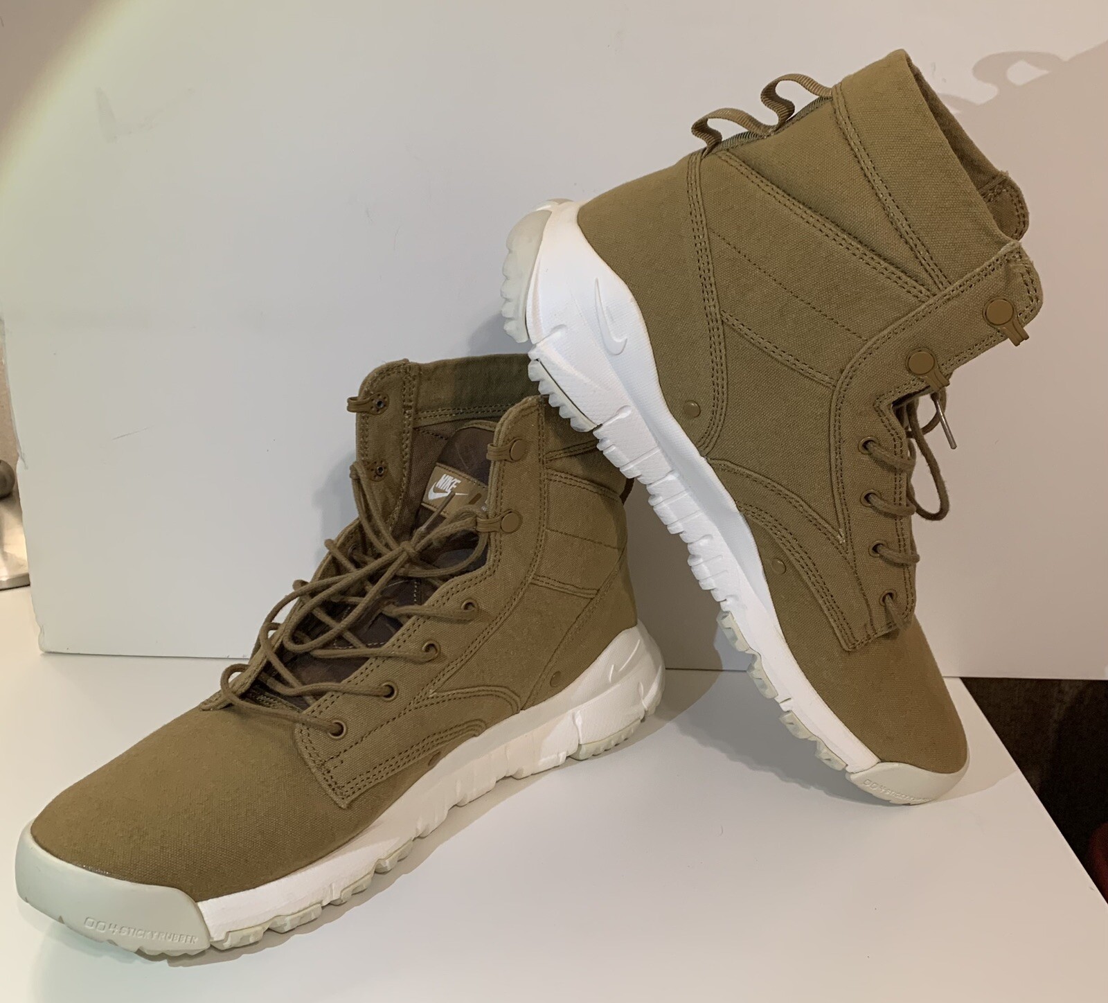 Velocity Lace-Up Boot Cream