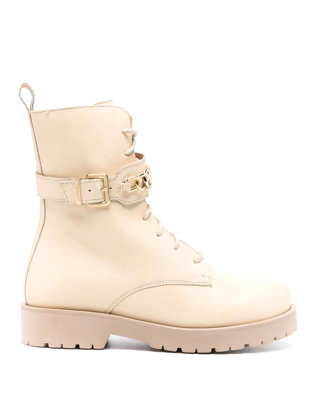 Velocity Lace-Up Boot Cream