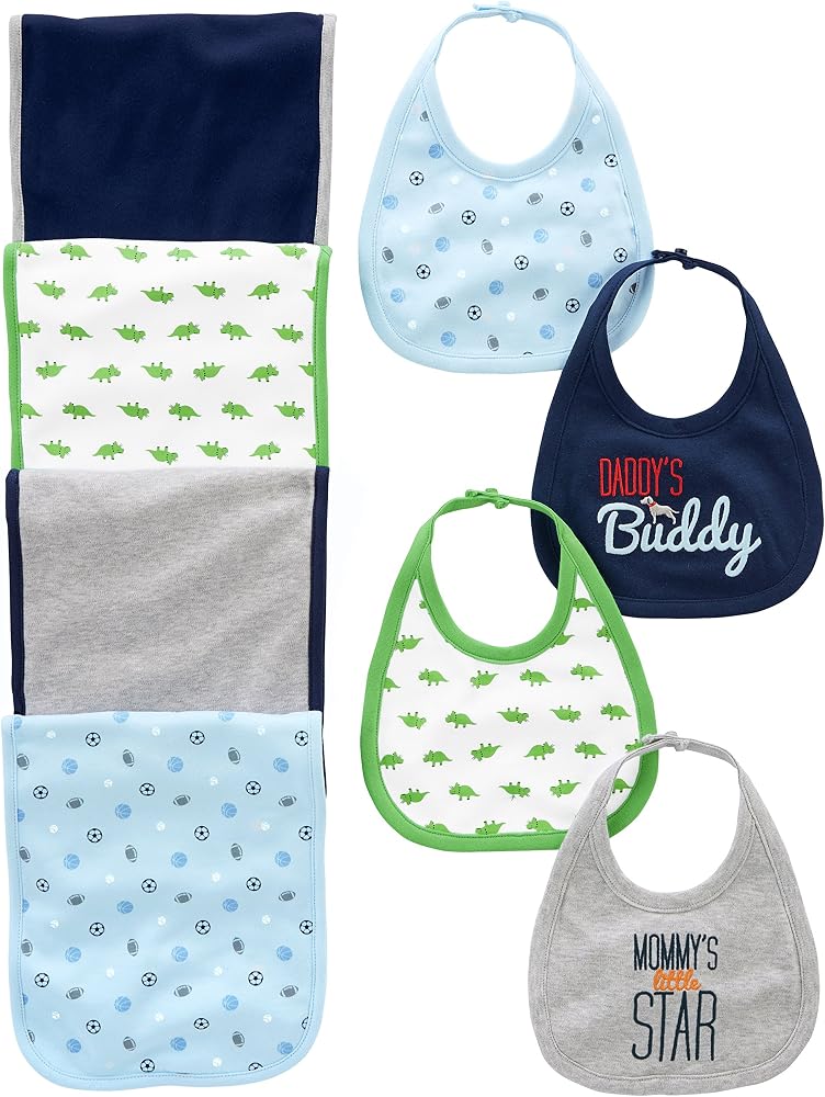 Baby Bibs Burp Cloths Pack