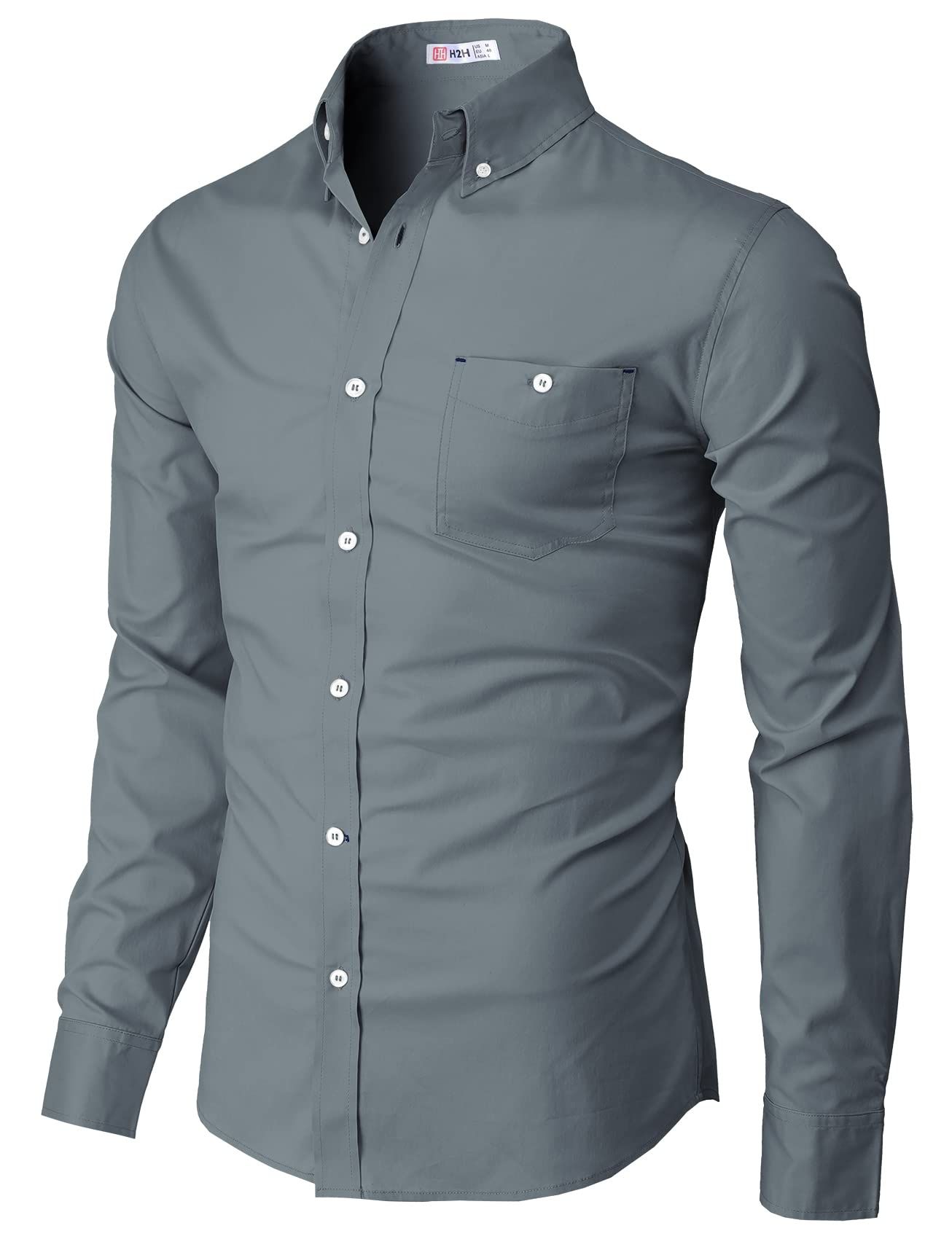 Stylish Men's Slim Fit Dress Shirt Eco