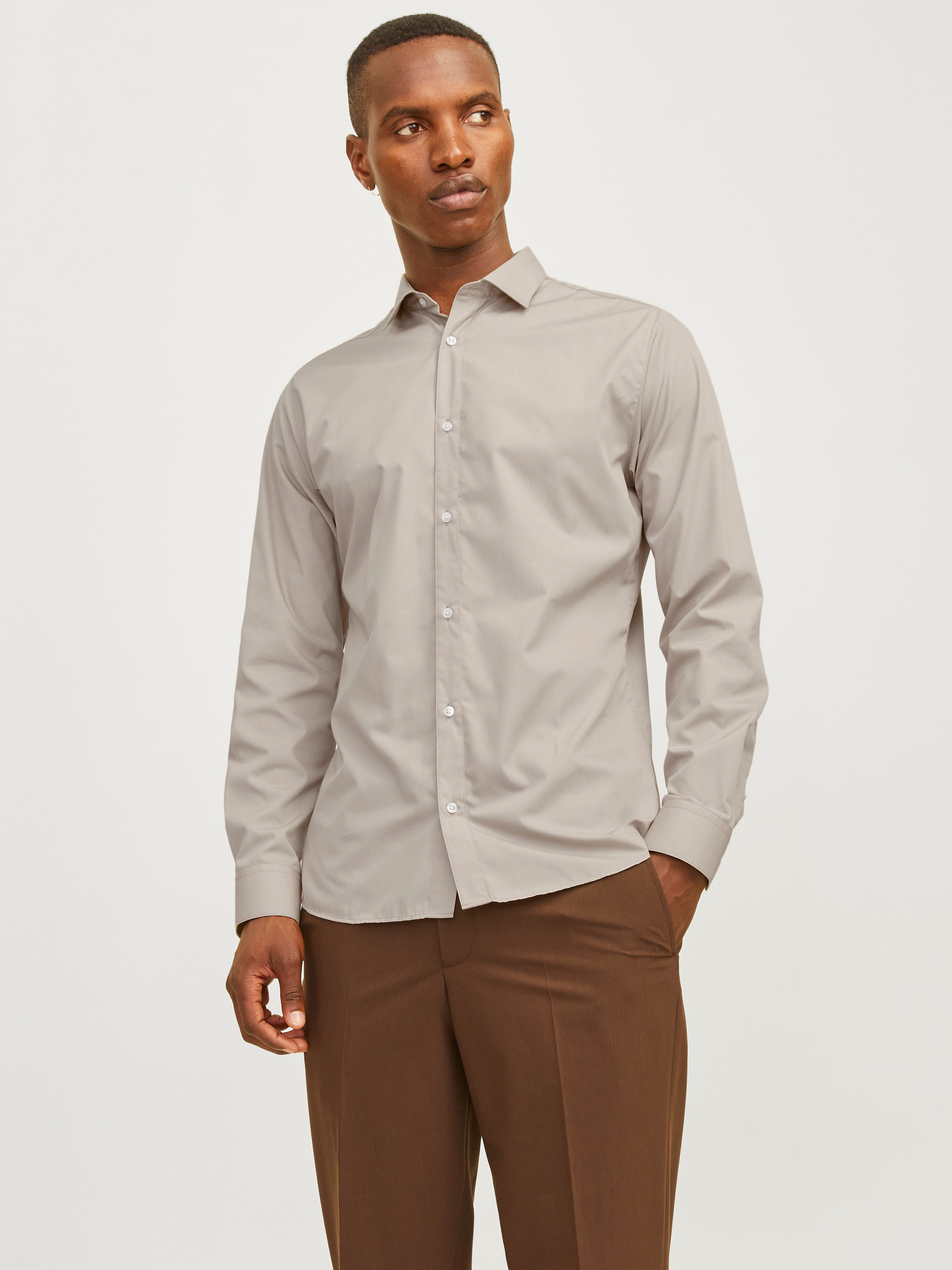 Stylish Men's Slim Fit Dress Shirt Eco