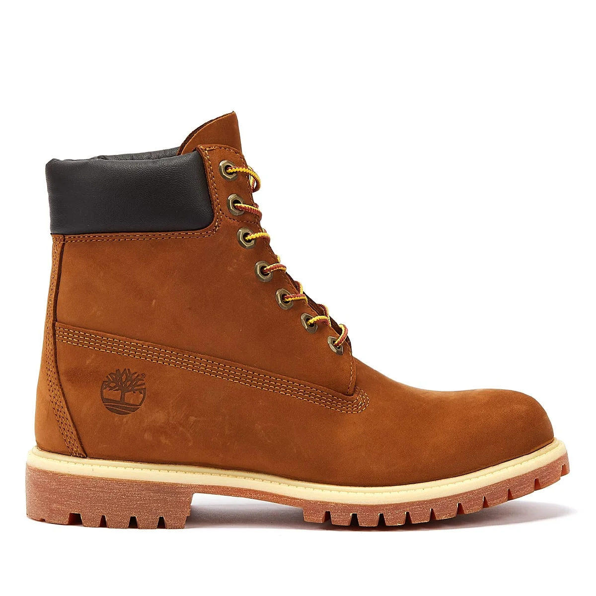 Refined Lace-Up Boot Rust