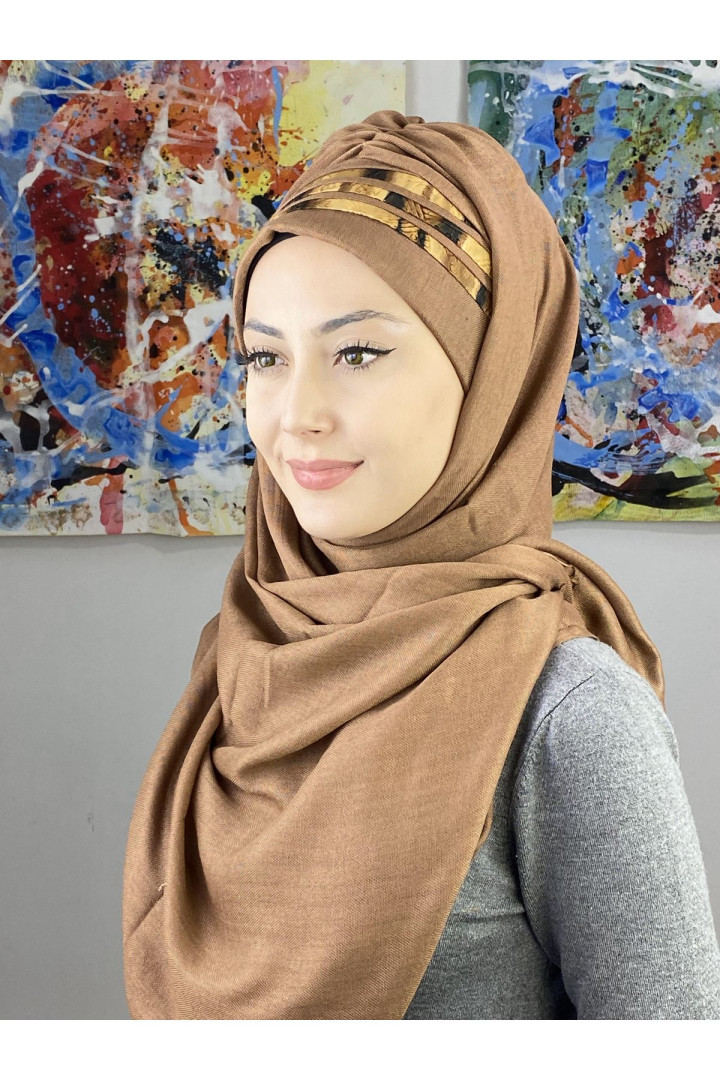 Hijab Accessories - Brown