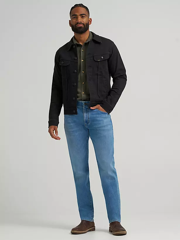 Formal Men's Denim Jeans Straight Cut Elite