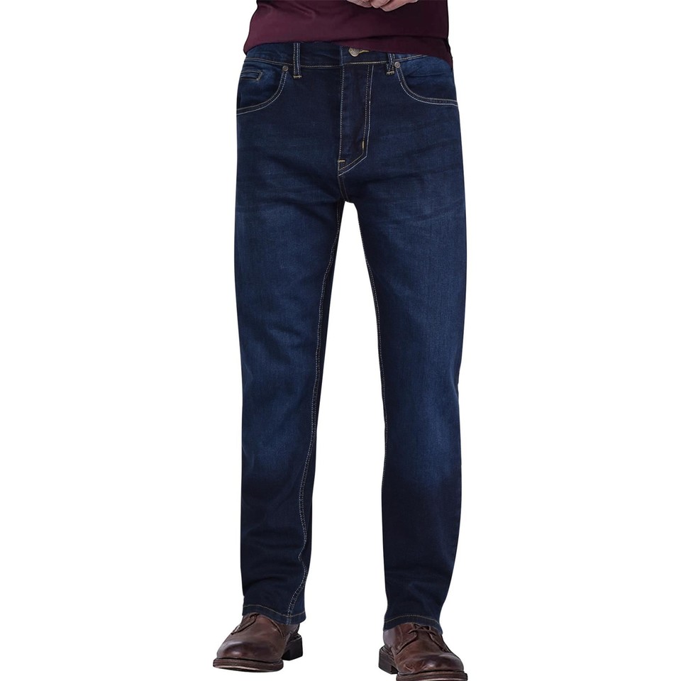 Formal Men's Denim Jeans Straight Cut Elite