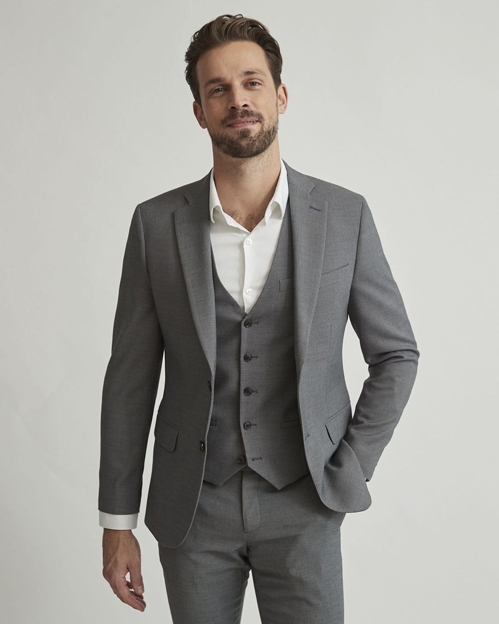Trendy Men's Formal Suit Blazer Essential