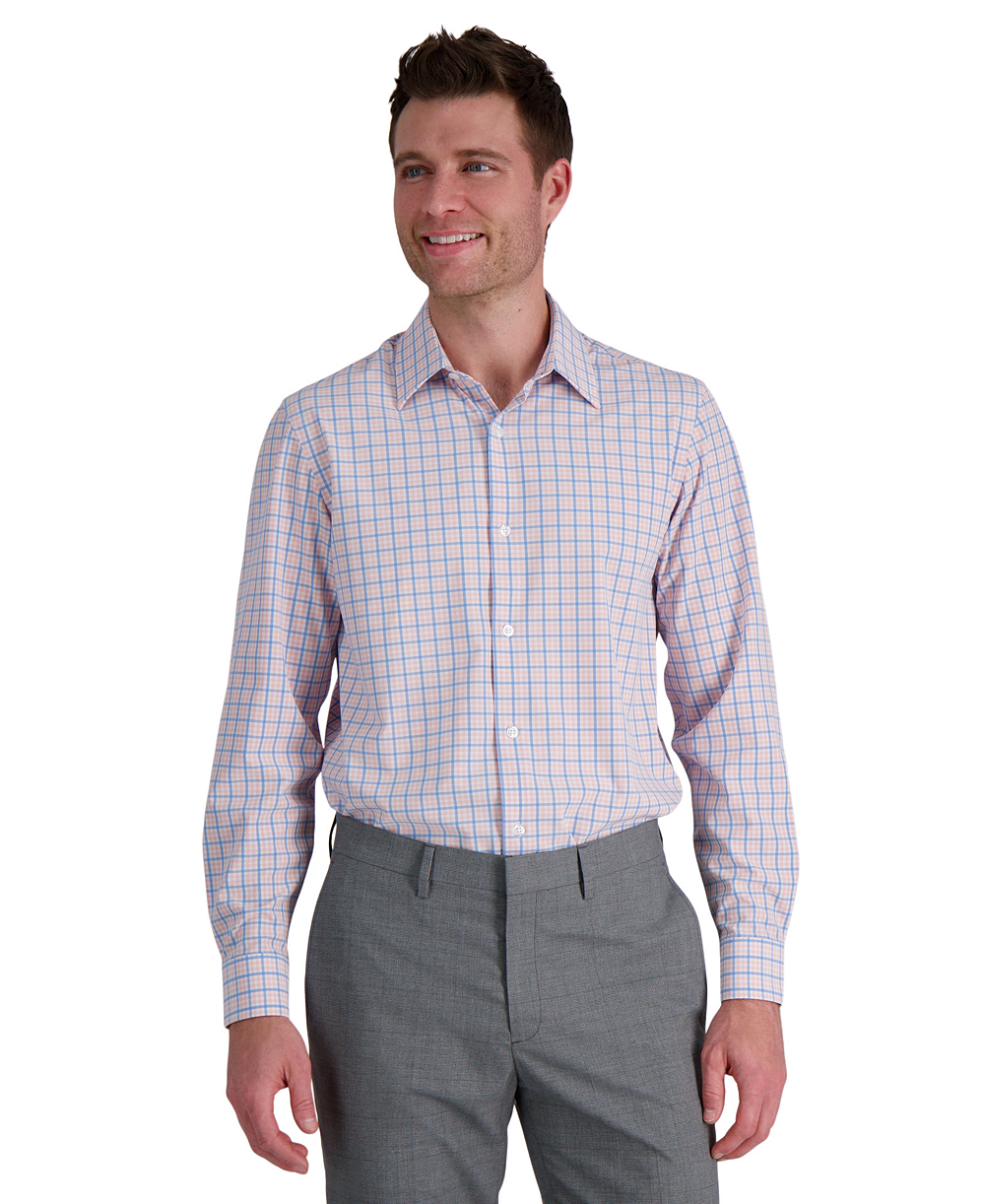 Comfort Men's Slim Fit Dress Shirt Natural