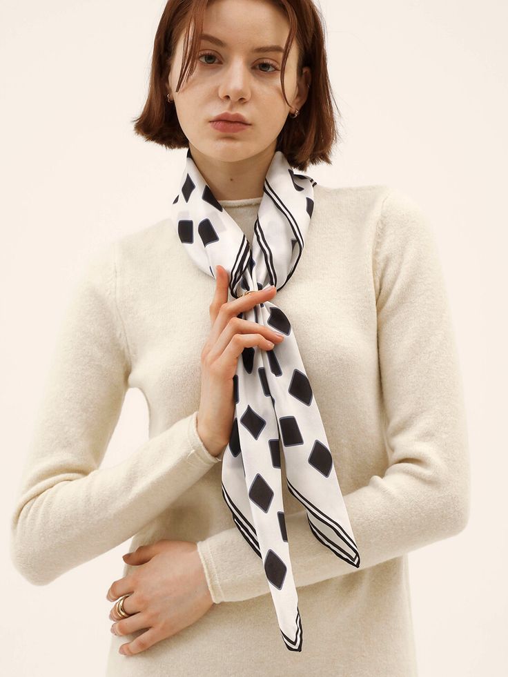 Silk Scarf Printed