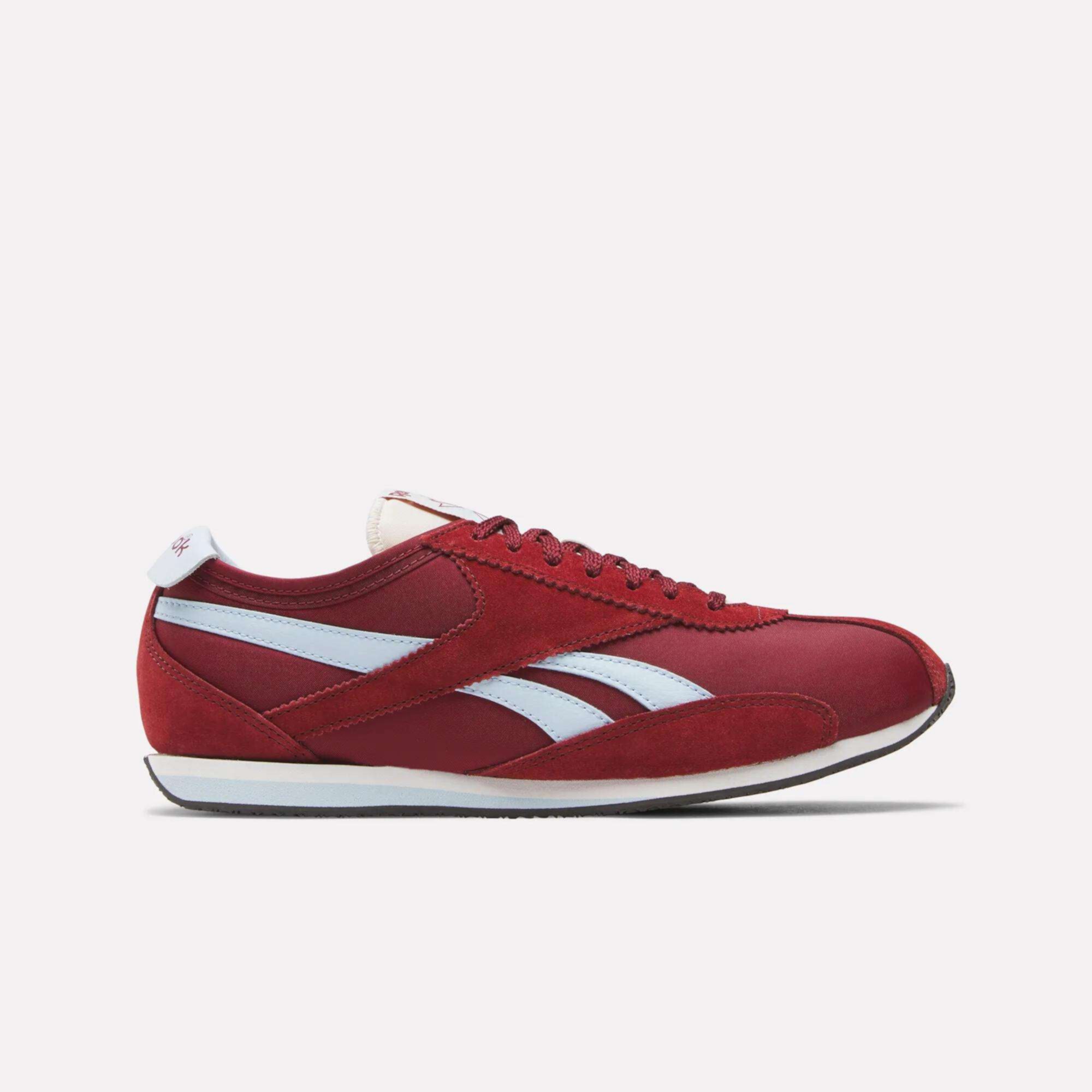 Luxury Vintage Tennis Shoe Burgundy