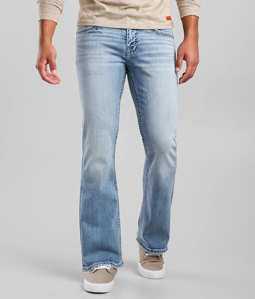 Sporty Men's Denim Jeans Straight Cut Deluxe