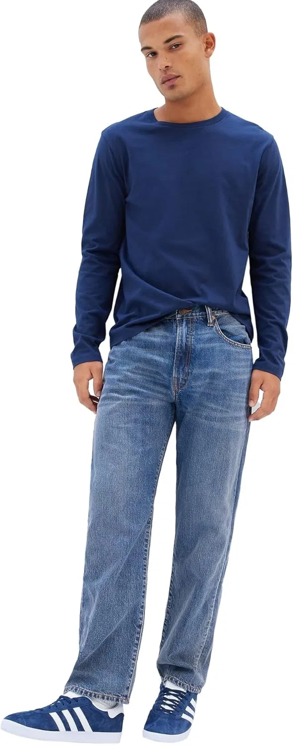 Lightweight Men's Denim Jeans Straight Cut Original