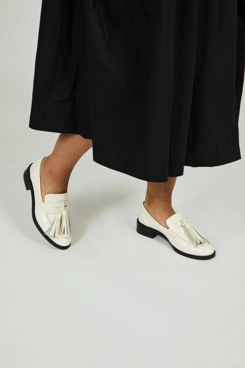 Classic Tassel Loafer White