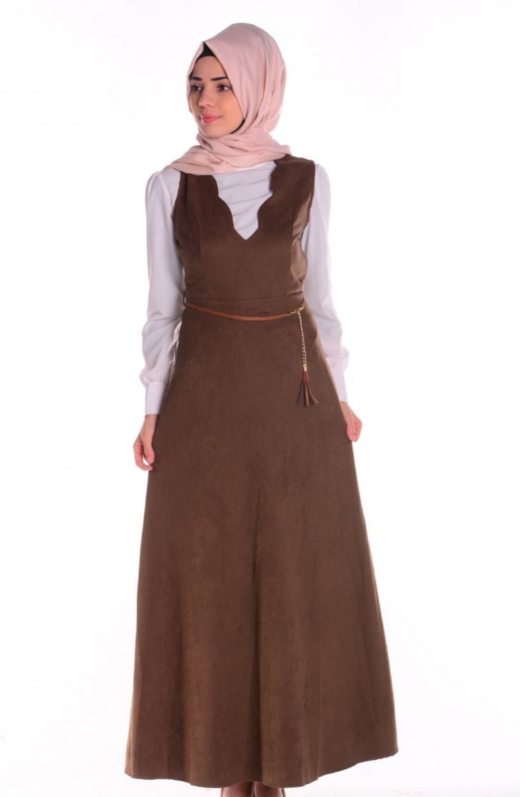 Hijab Dress - Brown