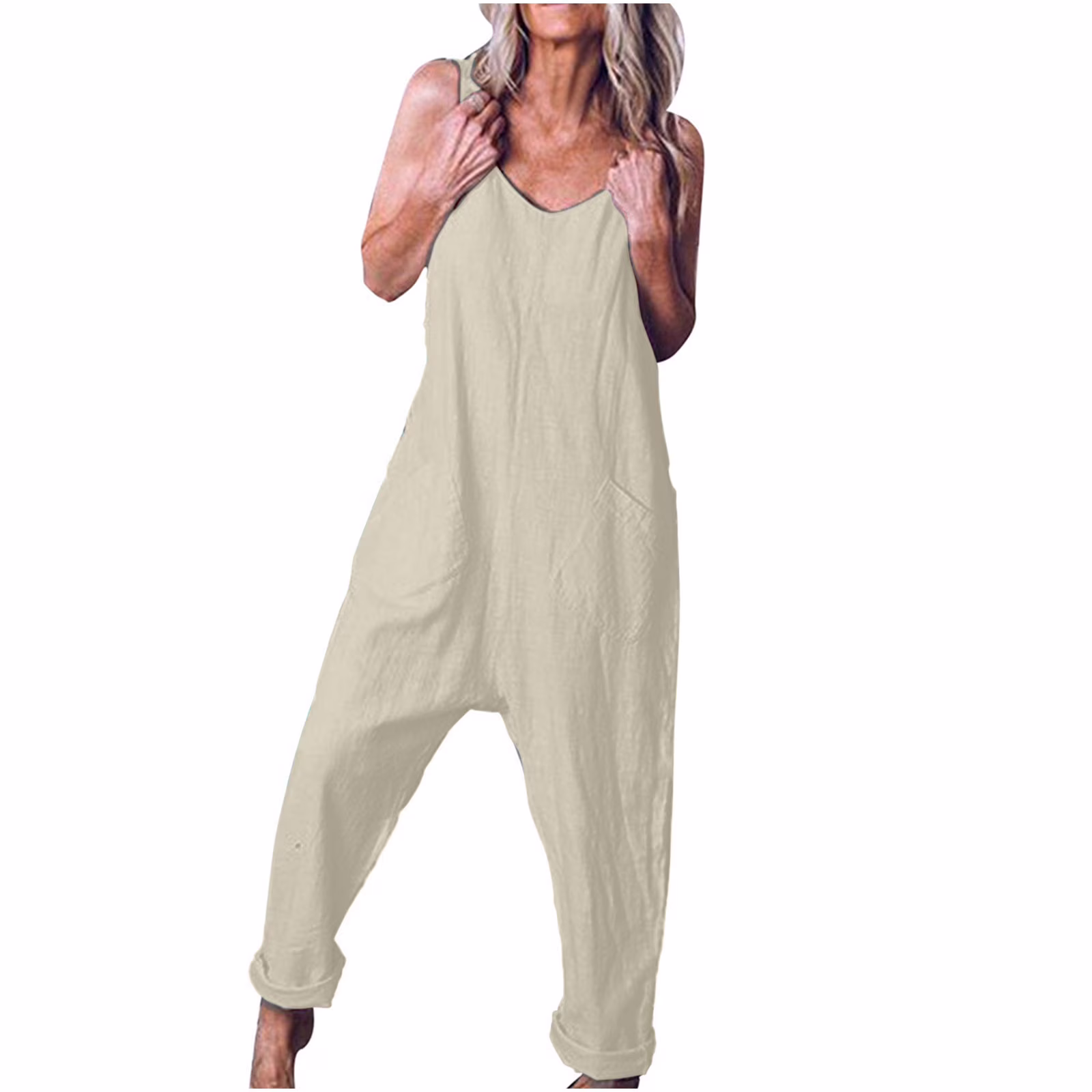 Women's Linen Jumpsuit